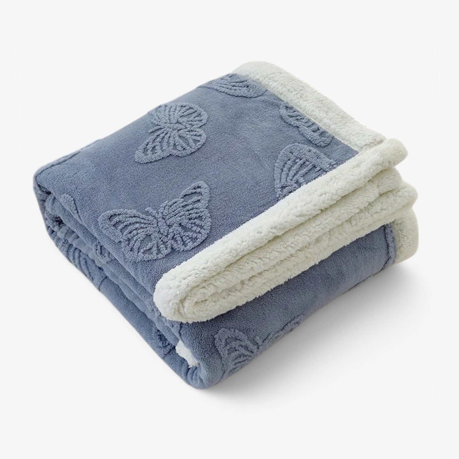 Fenna | Coperta in morbido fleece corallo – Calore & comfort - Blu - bedroom Home - Concept Palermo