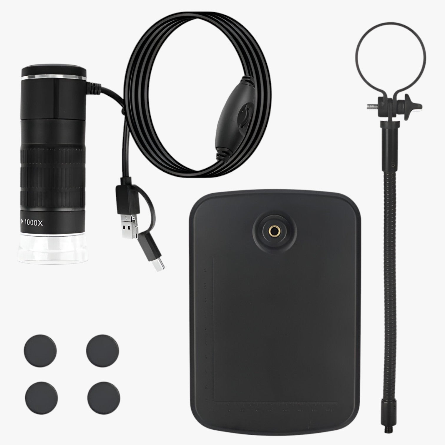Jaxson | Microscopio digitale 3-in-1 1000X – Visualizzazione sempre precisa - - camera gadget - Concept Palermo