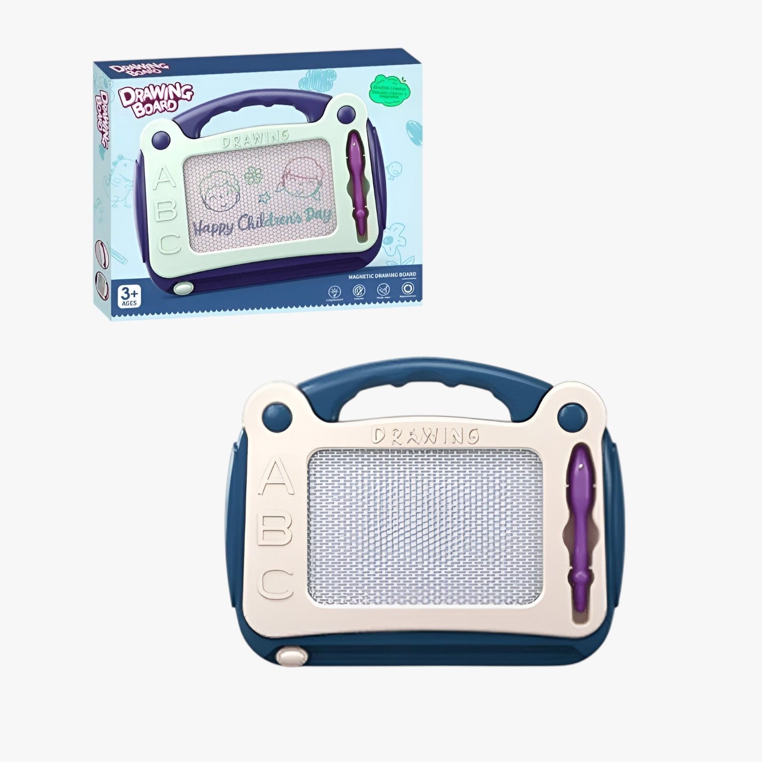Luca | Tavoletta Magnetica da Disegno – Disegno Creativo ed Educativo - Piccolo-Blu - toys toys for kids - Concept Palermo