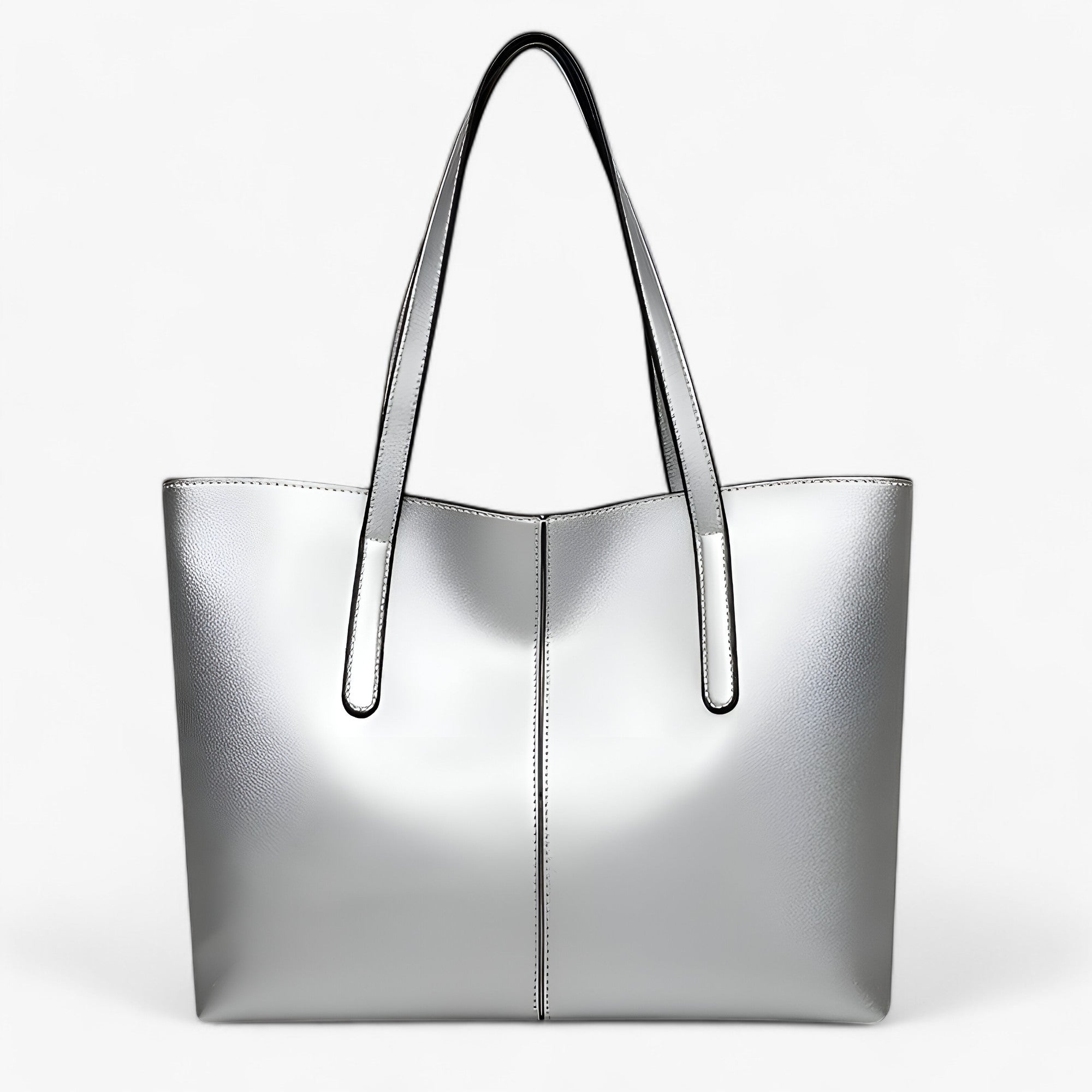 Gwen | La tua borsa da donna – Spazio e qualità in pelle PU - Argento - Shoulder Bags WOMEN Women's shoulder bag - Concept Palermo