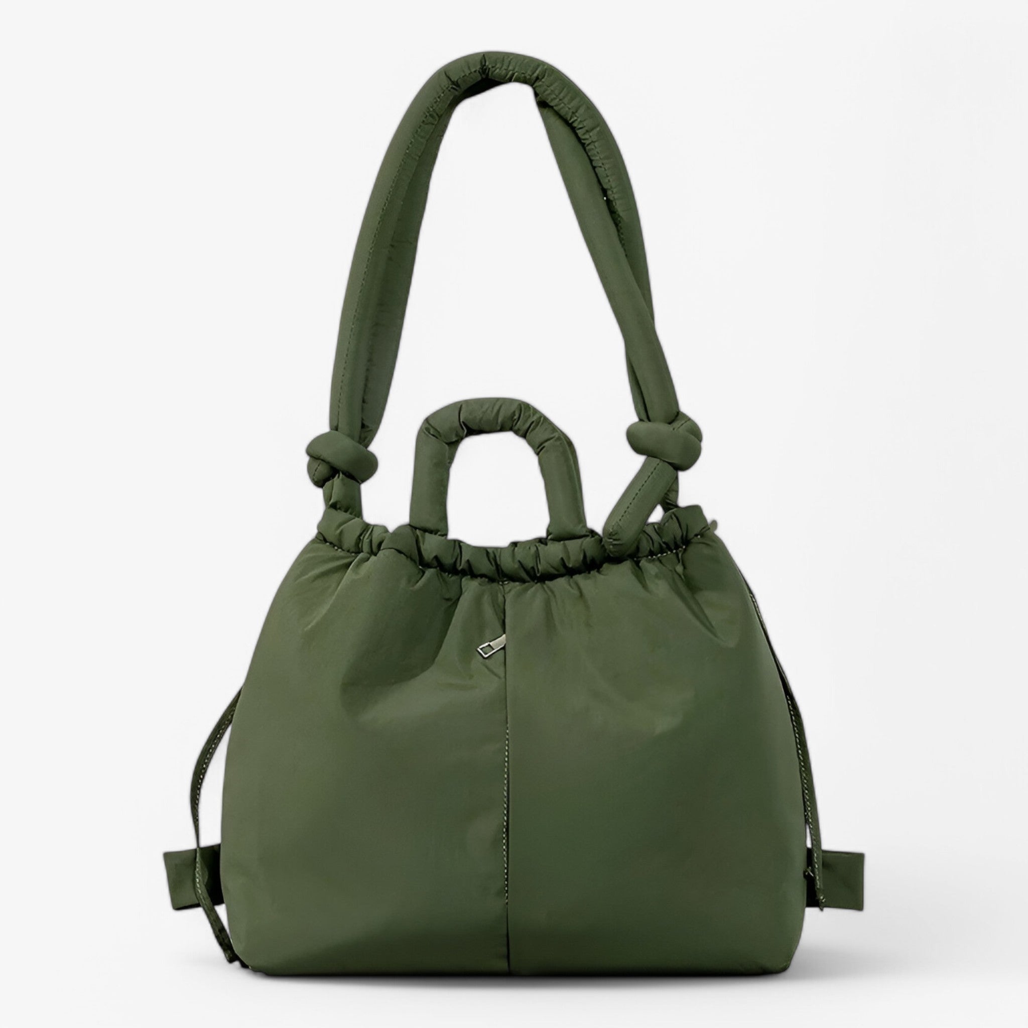 Emilia | Borsa a Spalla Puffer Unica - Verde Militare - new_for_google_may - Concept Palermo