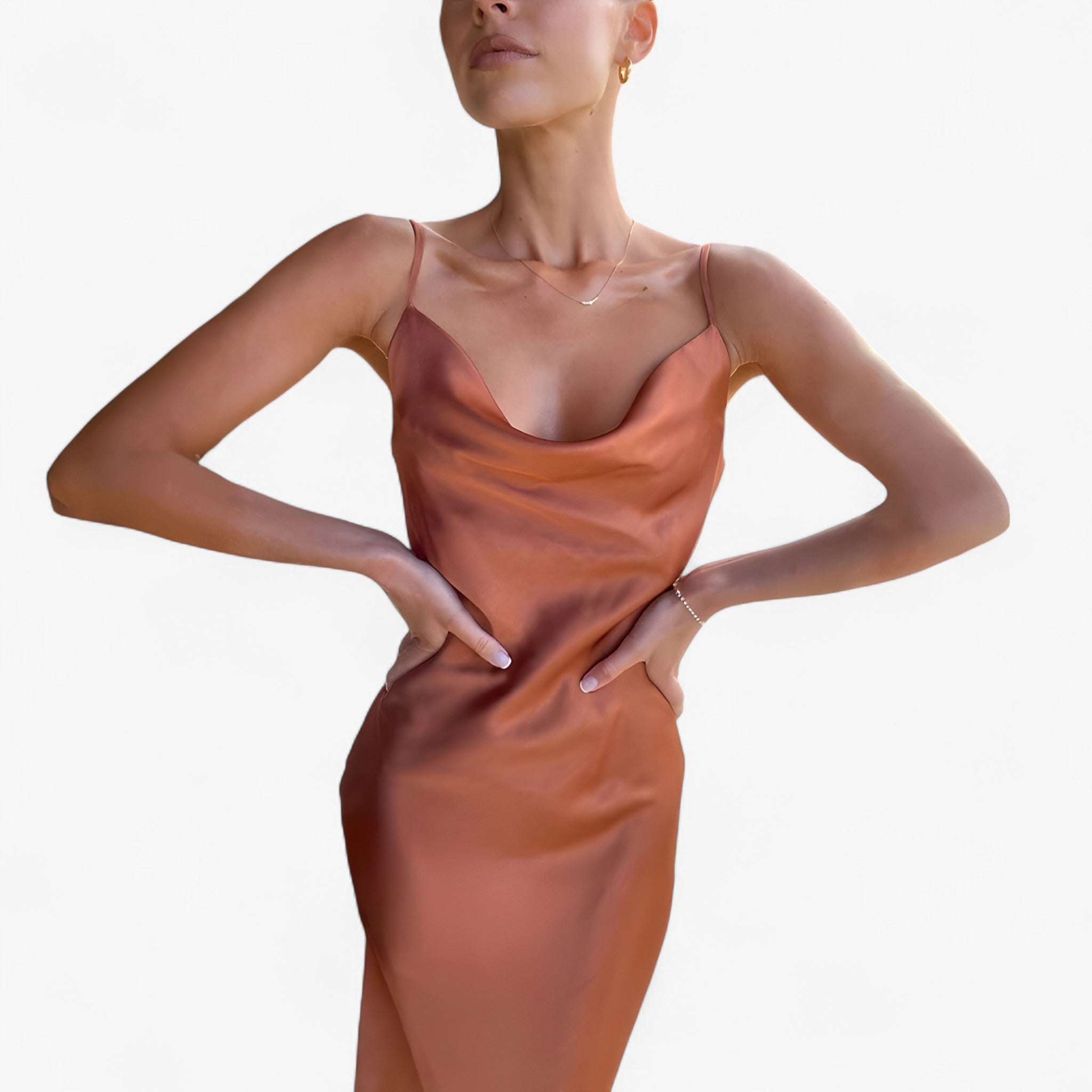 Dianne | Abito Lungo in Seta - - - Concept Palermo