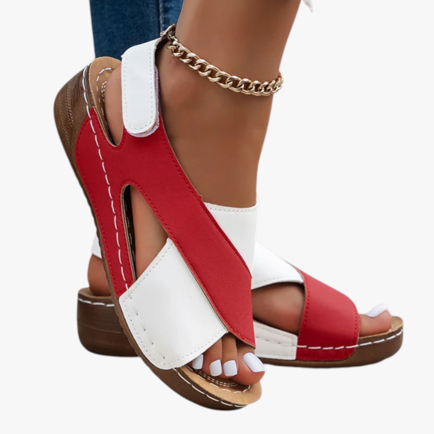 Rachelle | Comodità estiva con stile - Sandali con zeppa morbidi e leggeri - - breathable sandals casual sandals fashion sandals womens sandal - Concept Palermo