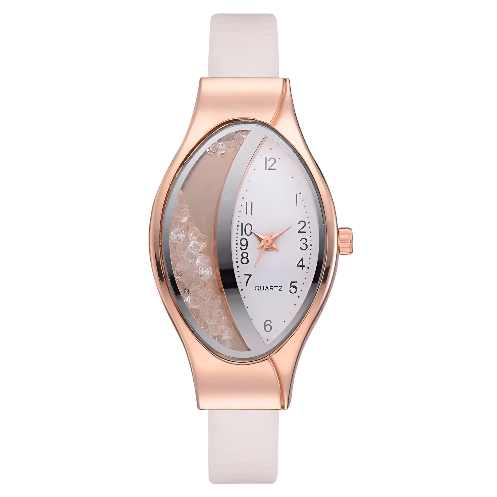 Camilla | Orologio da donna al quarzo con diamanti di lusso - Bianca - female watch watch for women - Concept Palermo