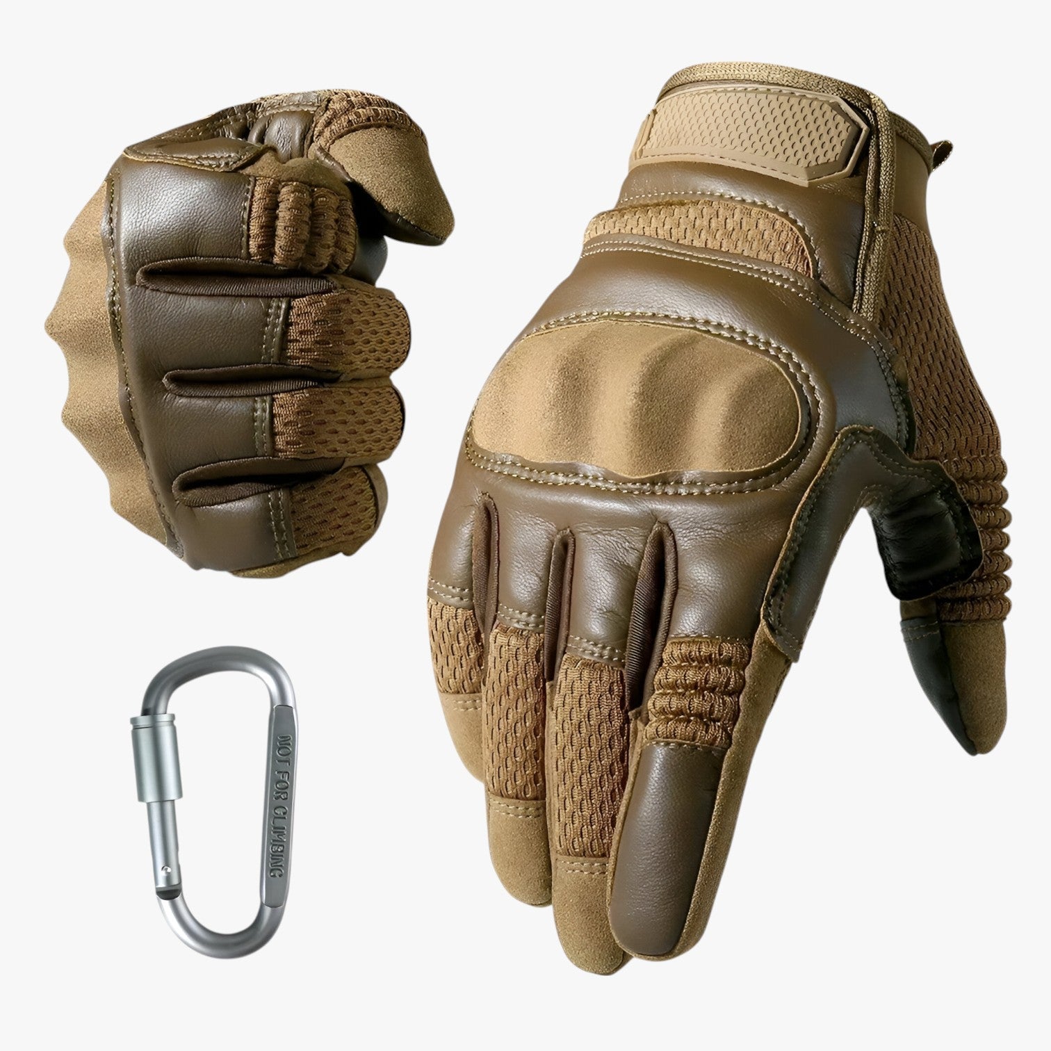 Tristan | grip e controllo – Guanti sportivi touchscreen con antiscivolo - Marrone - gloves mens accessory - Concept Palermo