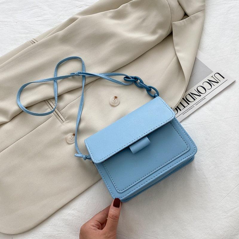 Anna | Borsa a Tracolla Trendy - Blu - Bags handbags Shoulder Bags women bags Women's handbags - Concept Palermo