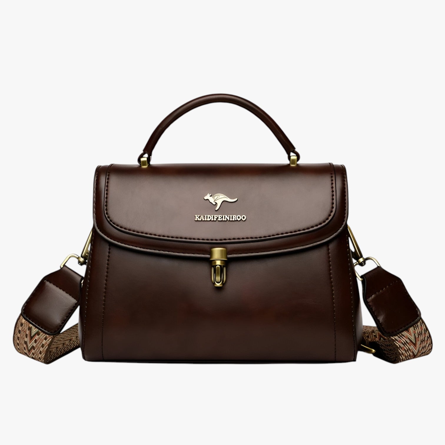 Arabella | Elegante borsa a tracolla e a spalla in pelle - Marrone - Bags handbags women bags Women's handbags - Concept Palermo