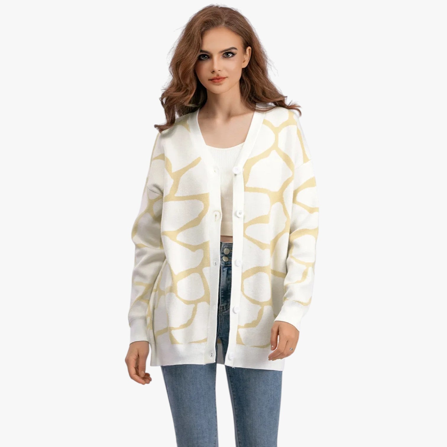 Melanie | Cardigan chic a maglia larga – Eleganza leggera per l'autunno - - Sweater sweater women sweaters & cardigans - Concept Palermo