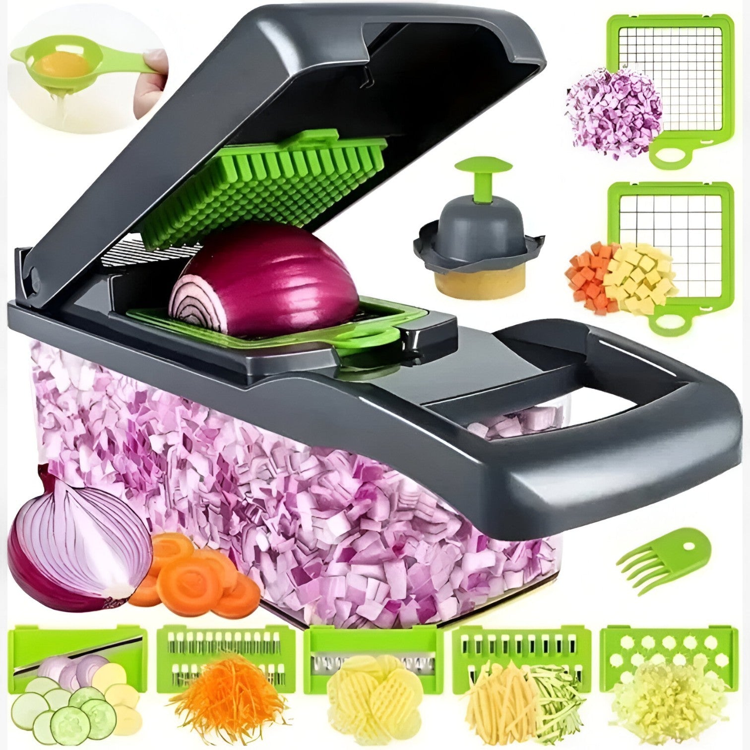 Maya | Affettaverdure versatile per una preparazione senza sforzo - - Kitchen kitchen accessory kitchen gadgets - Concept Palermo