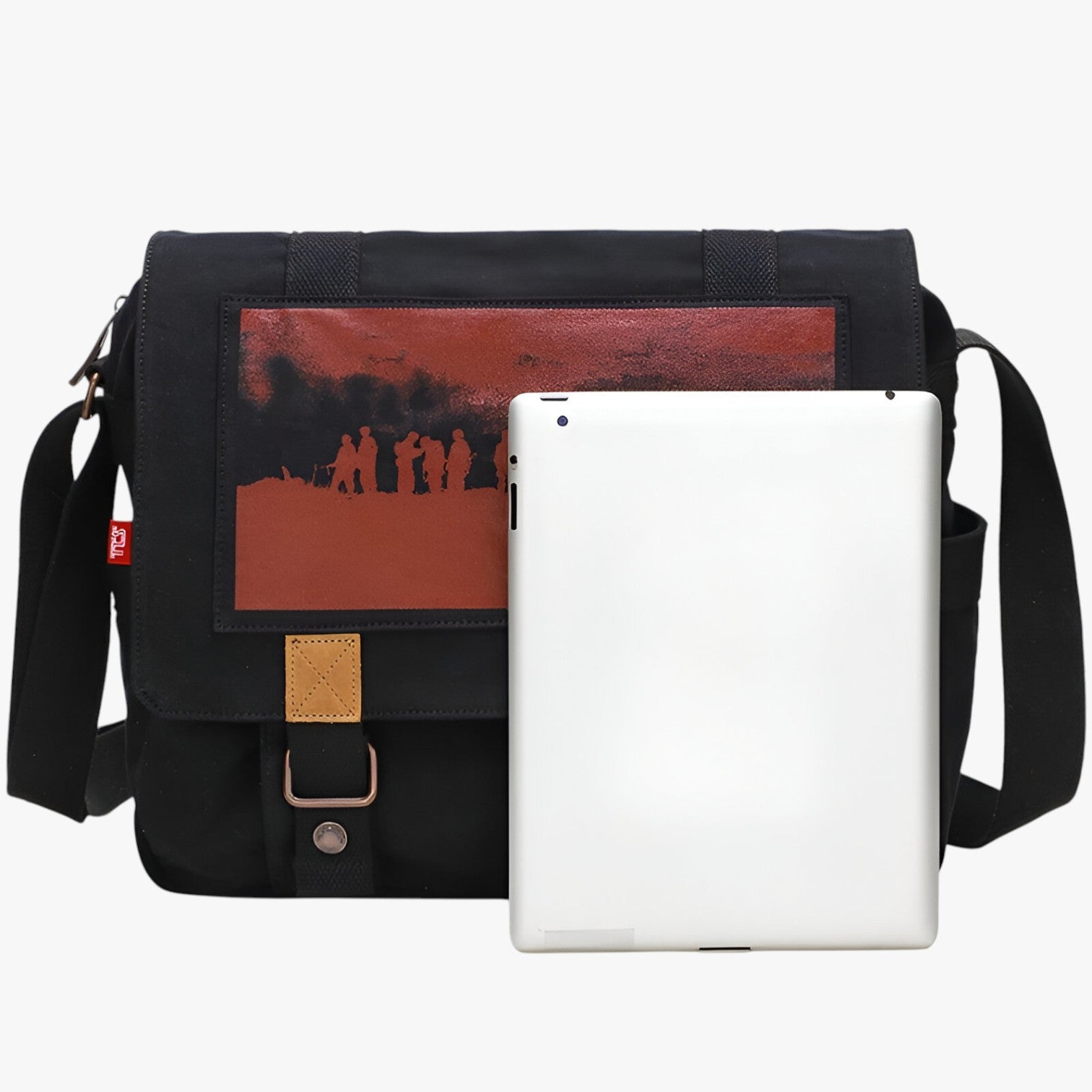 Ethan | Grande borsa a tracolla in tela vintage - - Bags bags for men Shoulder & Crossbody Bags - Concept Palermo