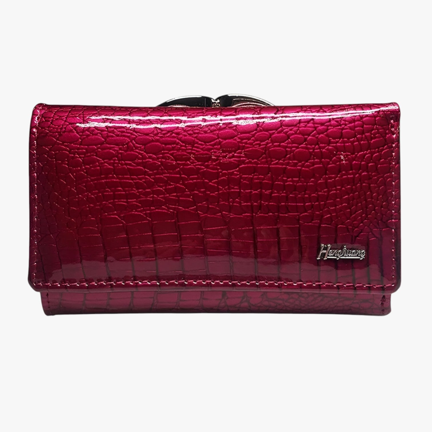 Regina | Portafoglio da donna in pelle di lusso - Elegante e pratico - borgogna - wallet womens wallet - Concept Palermo