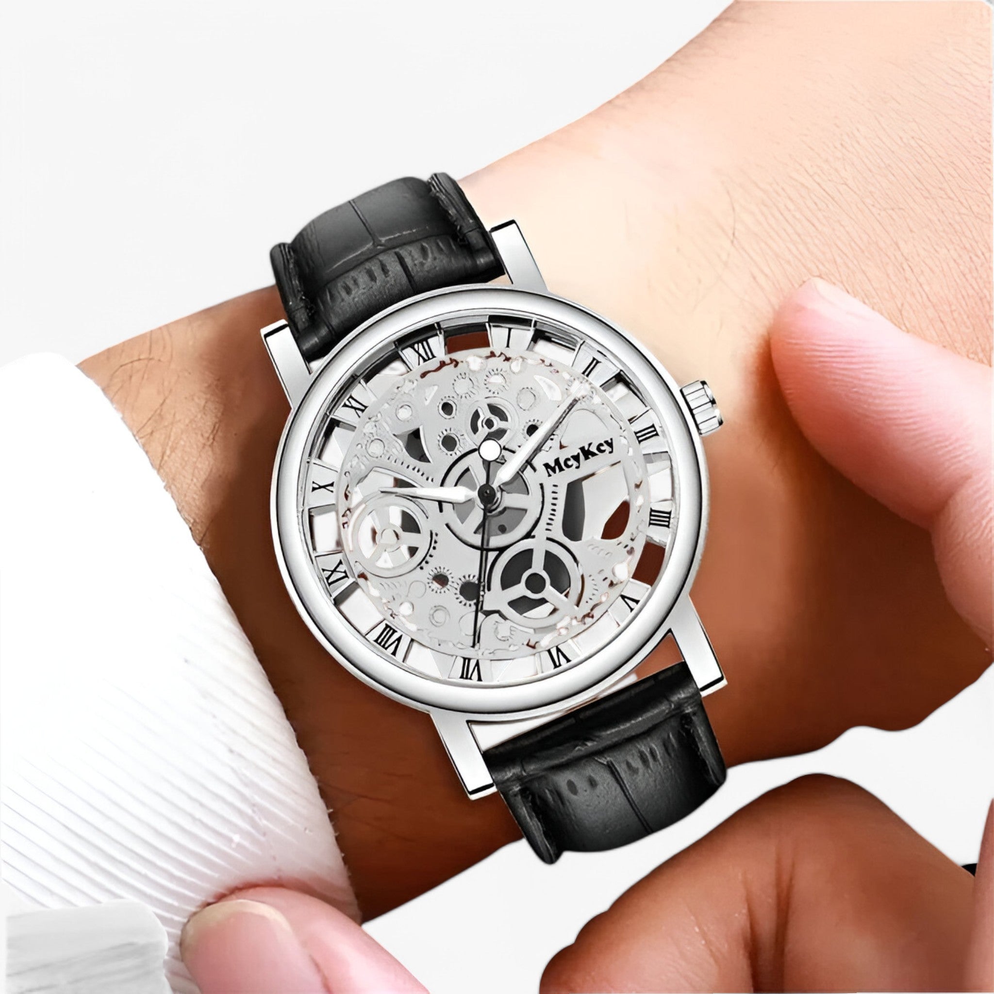 Leo | Orologio al quarzo con cinturino traforato - - men watch watch for men - Concept Palermo