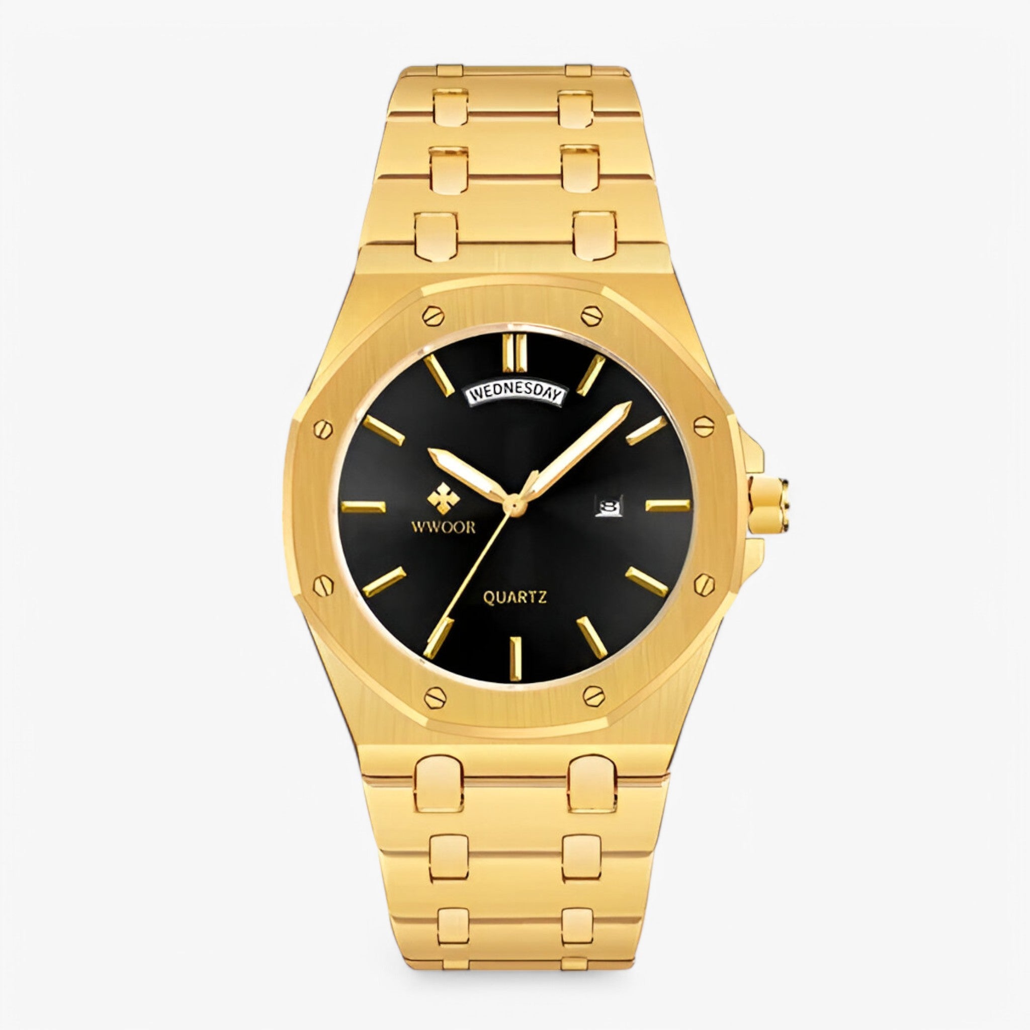 Magnus | Orologio Sportivo di Lusso in Acciaio Inossidabile - oro nero - - Concept Palermo