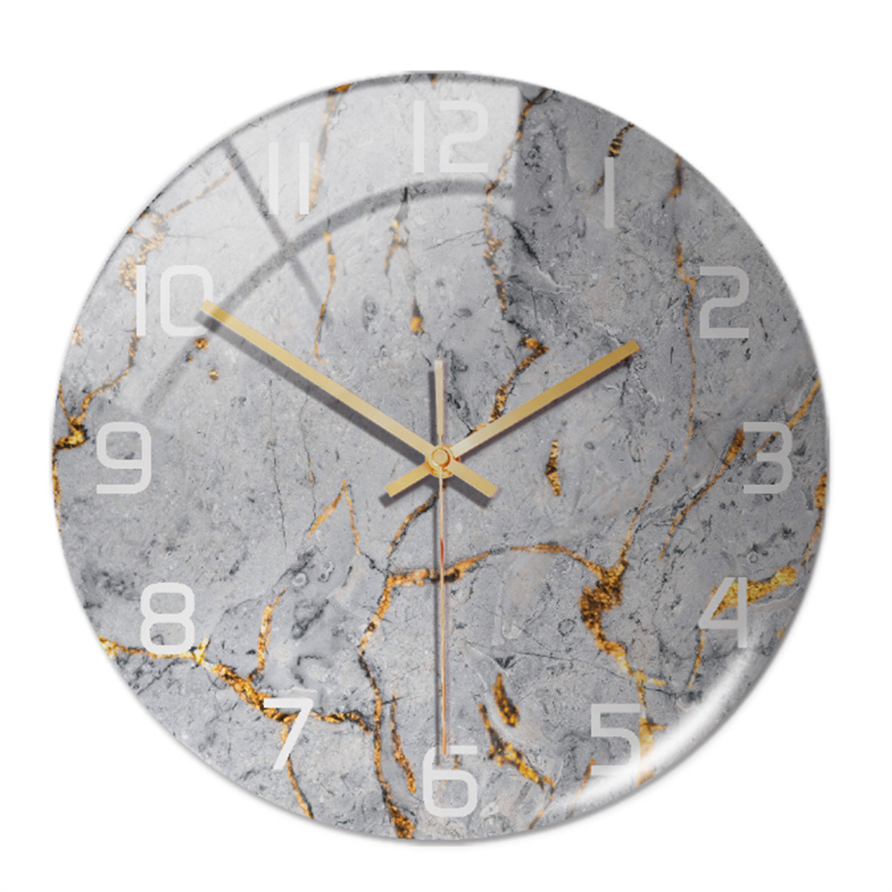 Orologio in marmo senza tempo - Grigio chiaro - clocks - Concept Palermo
