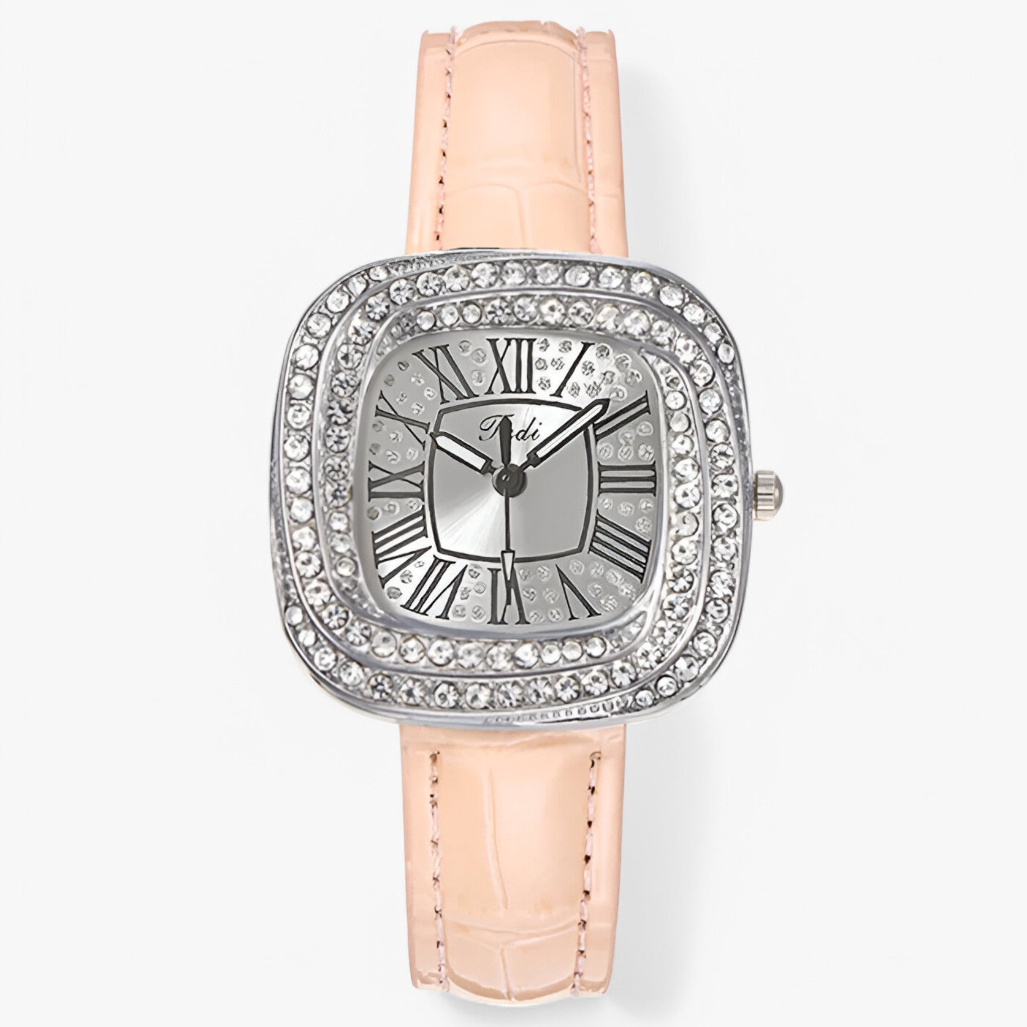 Stella – Orologio da Donna Elegante in Pelle Verde con Diamanti - Avorio - female watch watch for women - Concept Palermo