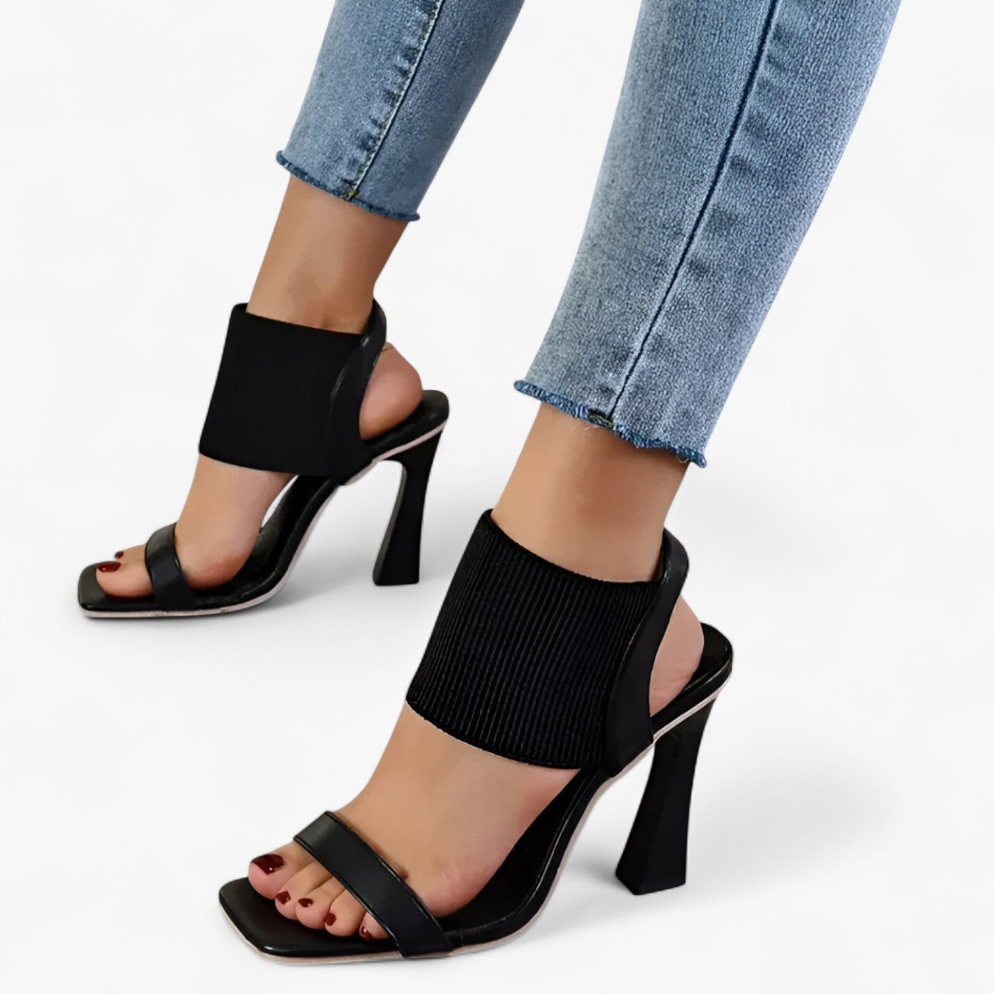 Clea | Sandali con punta quadrata - Sofisticati ed eleganti