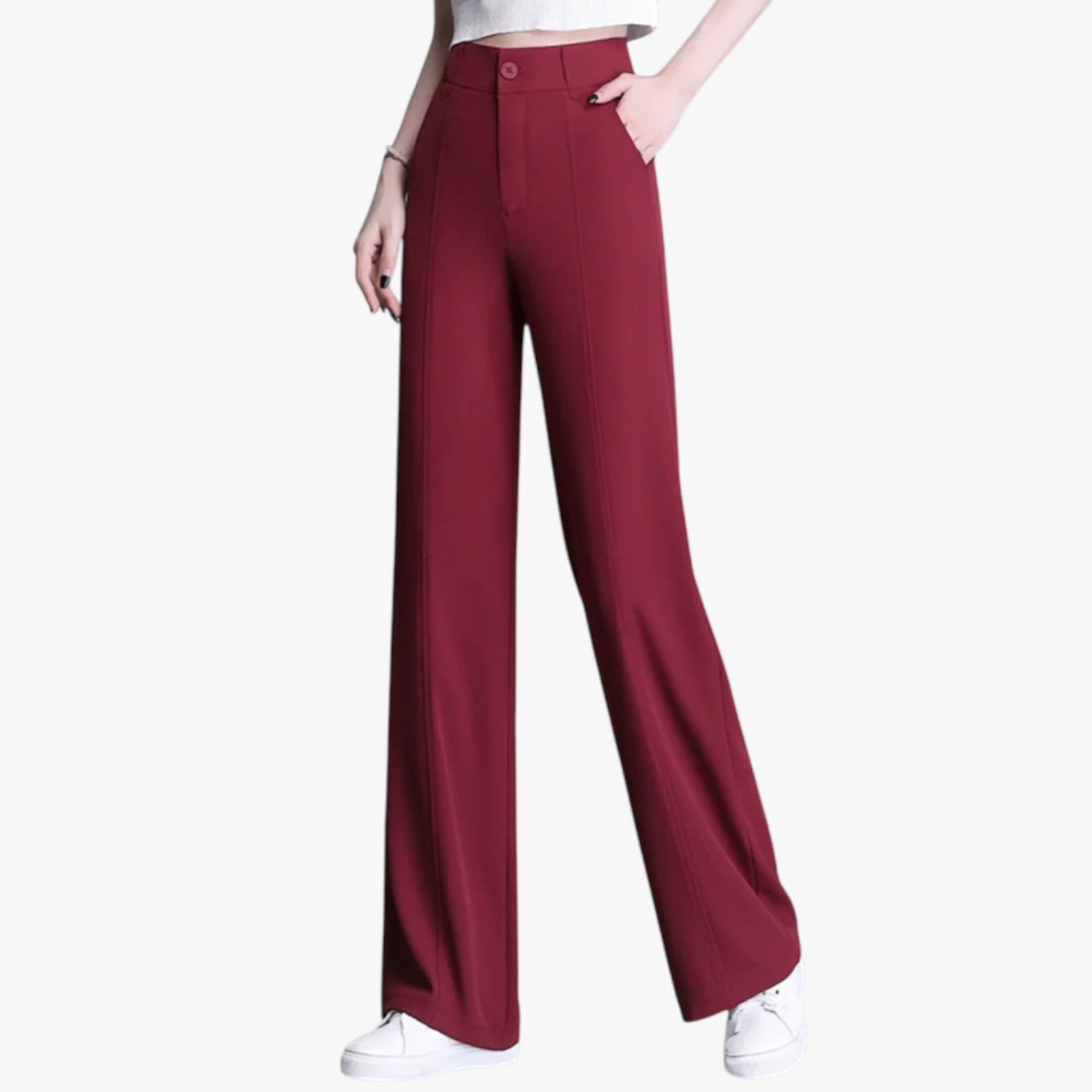 Regine | Pantaloni bianchi oversize - Eleganza e comfort dalla L alla 6XL - - pants pants for women women pants - Concept Palermo