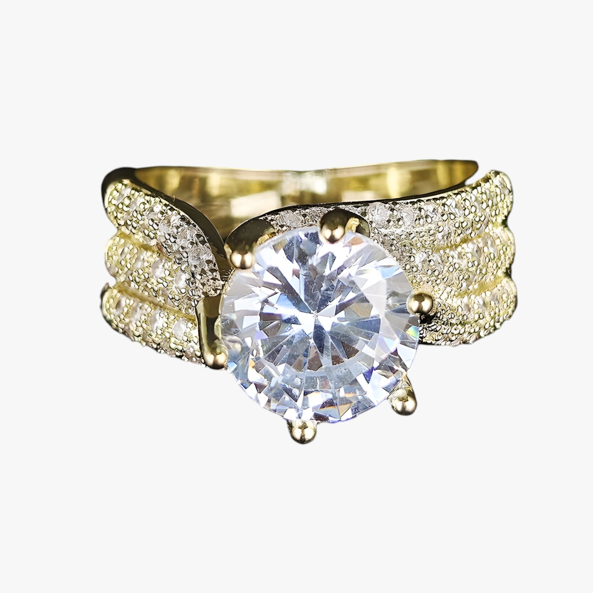 Gisele | Elegante Crystal Glow: Anello di lusso per donne - - Accessories Jewelry Rings - Concept Palermo