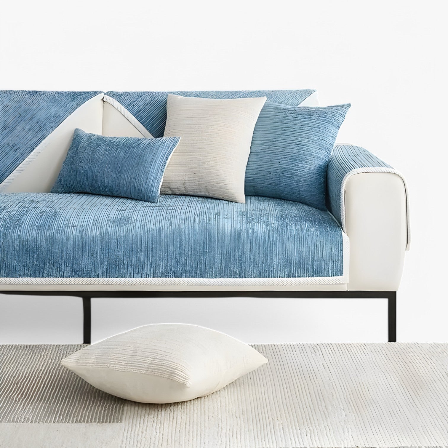 Cade | Copertura per Divano in Chenille Rigata – Protegge e Abbellisce il Tuo Divano - - Home Home & Garden - Concept Palermo