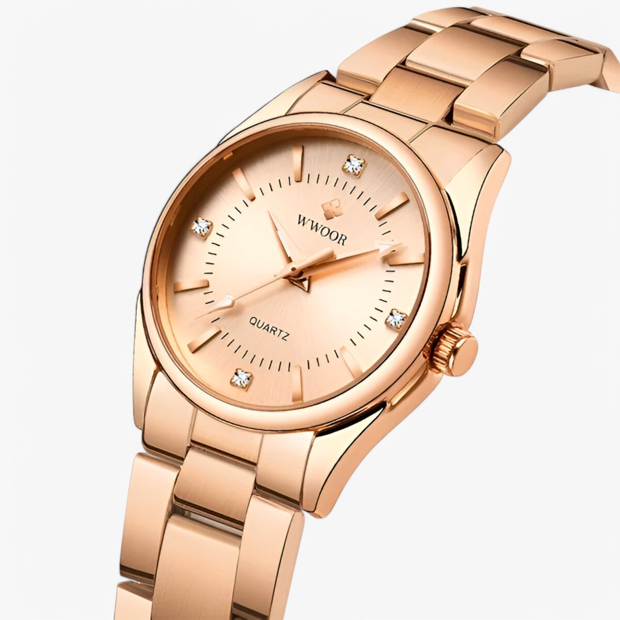 Anna | Orologi da donna classici di lusso in acciaio inossidabile con quadrante delicato - oro rosa - watch for women - Concept Palermo