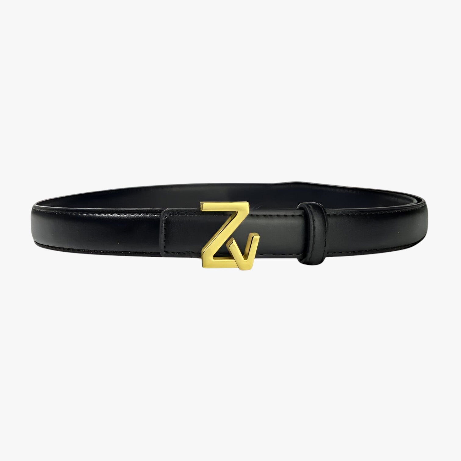 Liliana | Cintura da donna elegante con fibbia ZV - nero 110cm - Belts waist belt for women women belt round women belts Womens belt - Concept Palermo