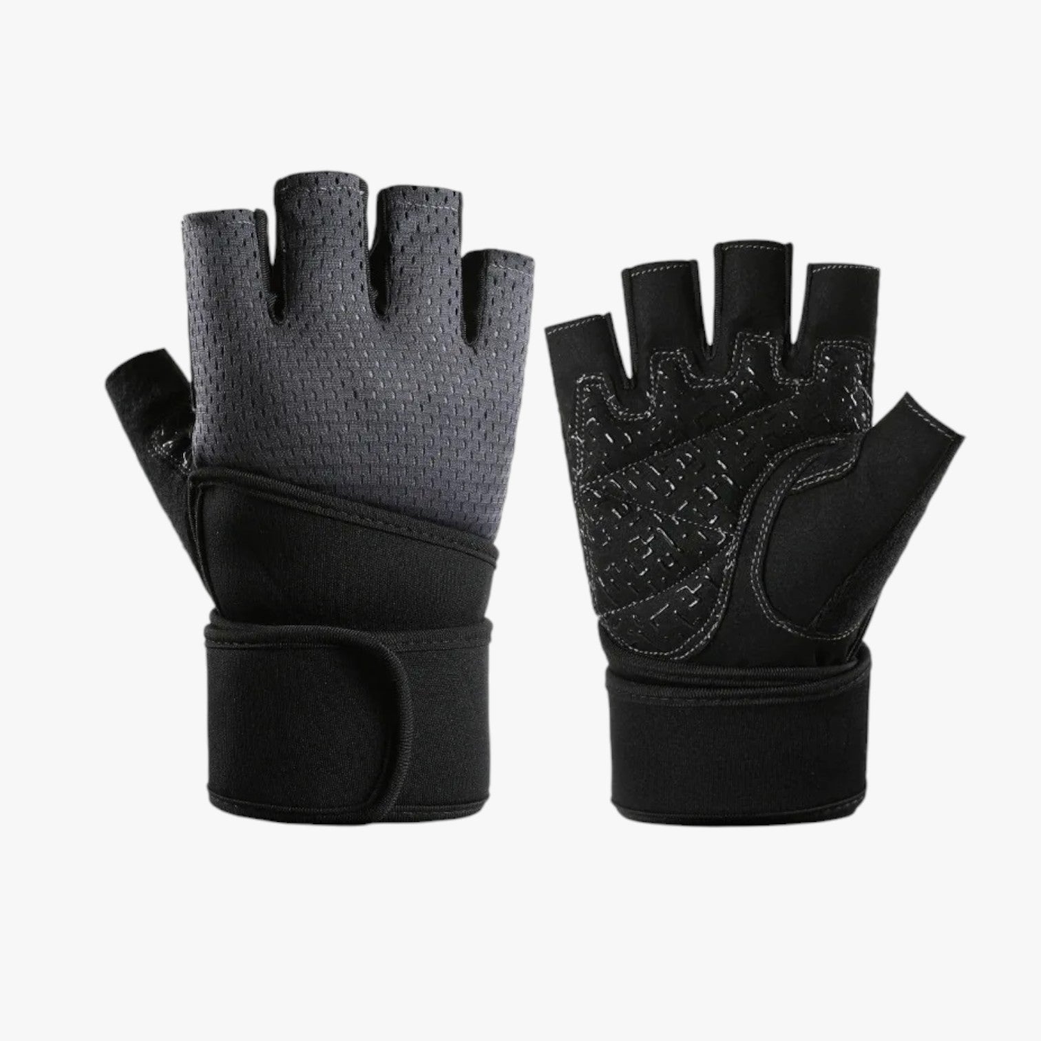 Alvin | Guanti da palestra con grip antiscivolo e supporto polso - Grigio Cina - gloves gloves for men mens gloves - Concept Palermo