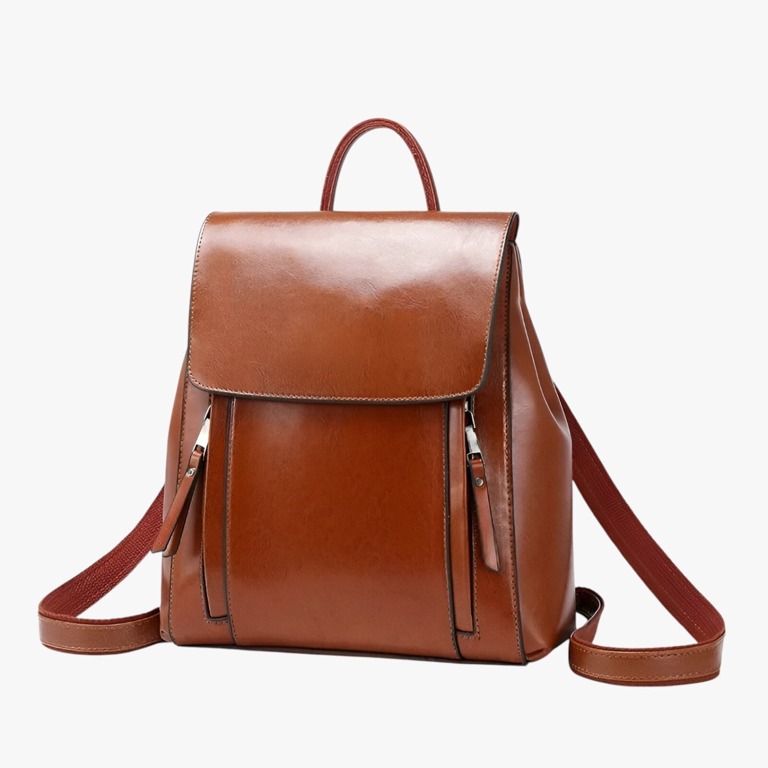 Rylee | Zaino in Pelle Elegante per Scuola e Lavoro - Marrone 31*28*9cm - Bags women bags Women's handbags - Concept Palermo