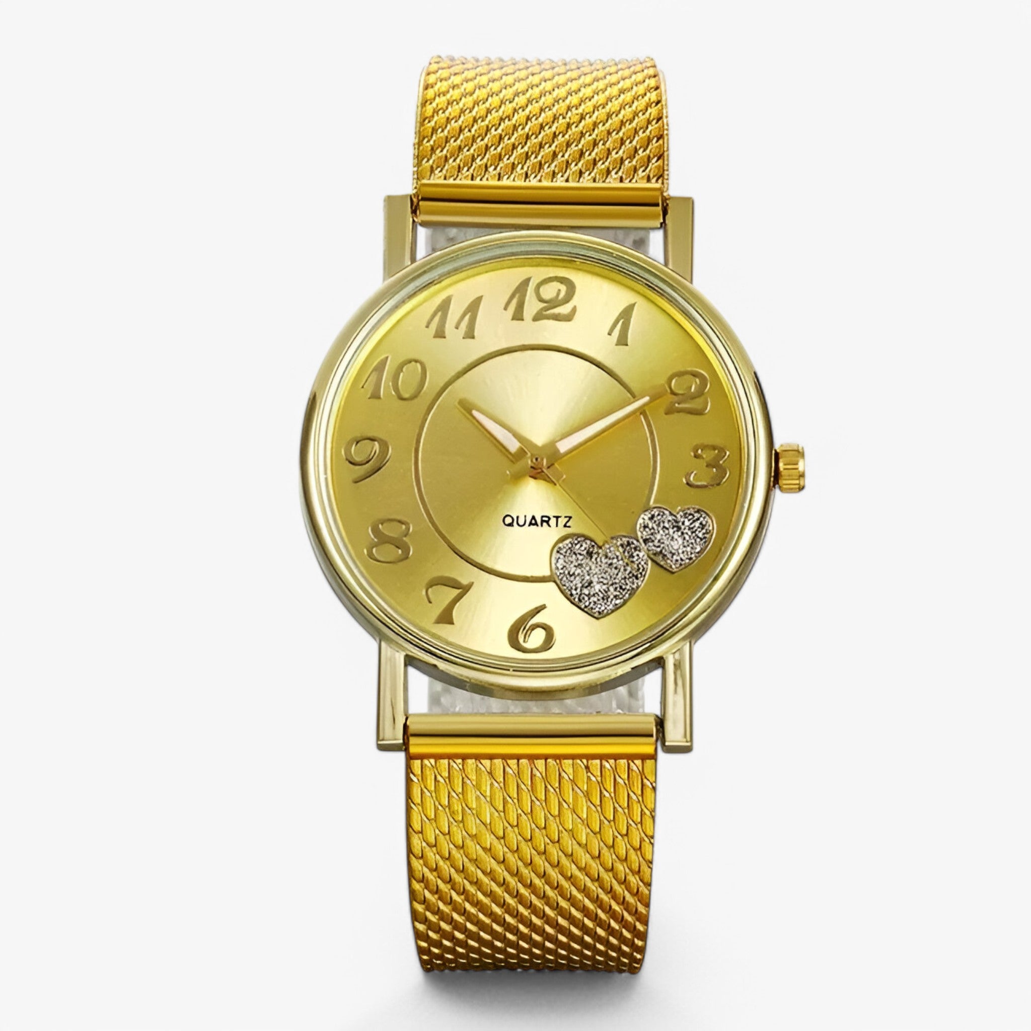 Karina | Orologio Elegante in Oro Rosa con Quadrante a Cuore - Oro - female watch watch for women - Concept Palermo