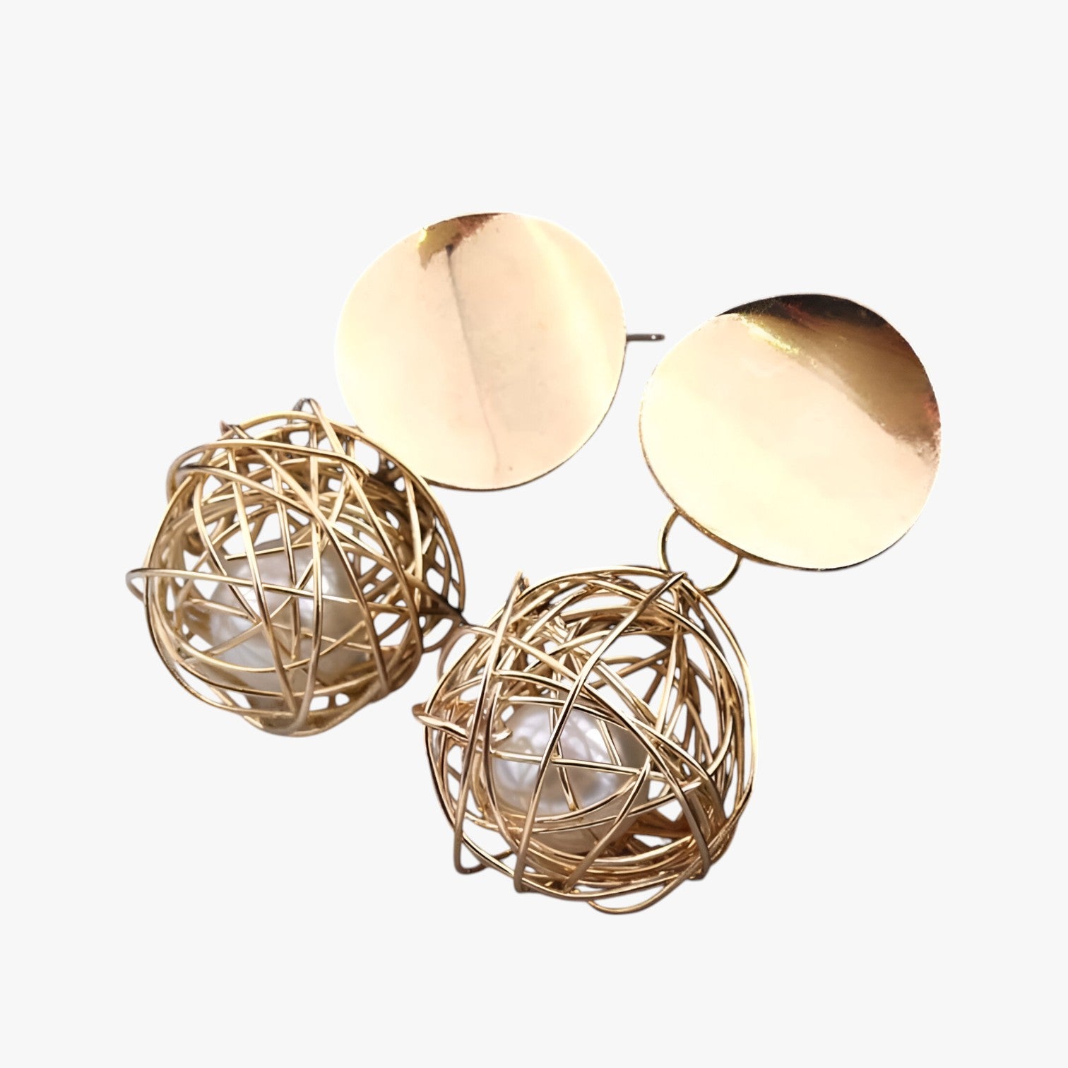 Genalyn | Orecchini a sfera in oro - con un tocco vintage - - EARRINGS New Fashion Earrings womens earring - Concept Palermo
