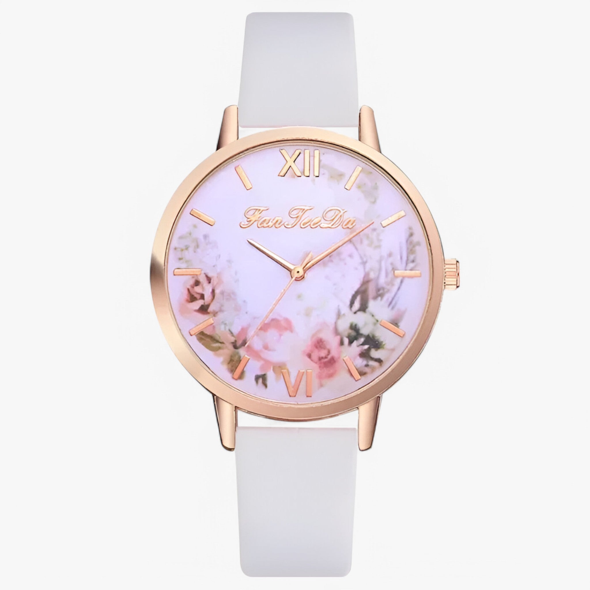 Ashley | Orologio da donna con cinturino in pelle e design semplice e alla moda - Bianca - female watch watch for women - Concept Palermo