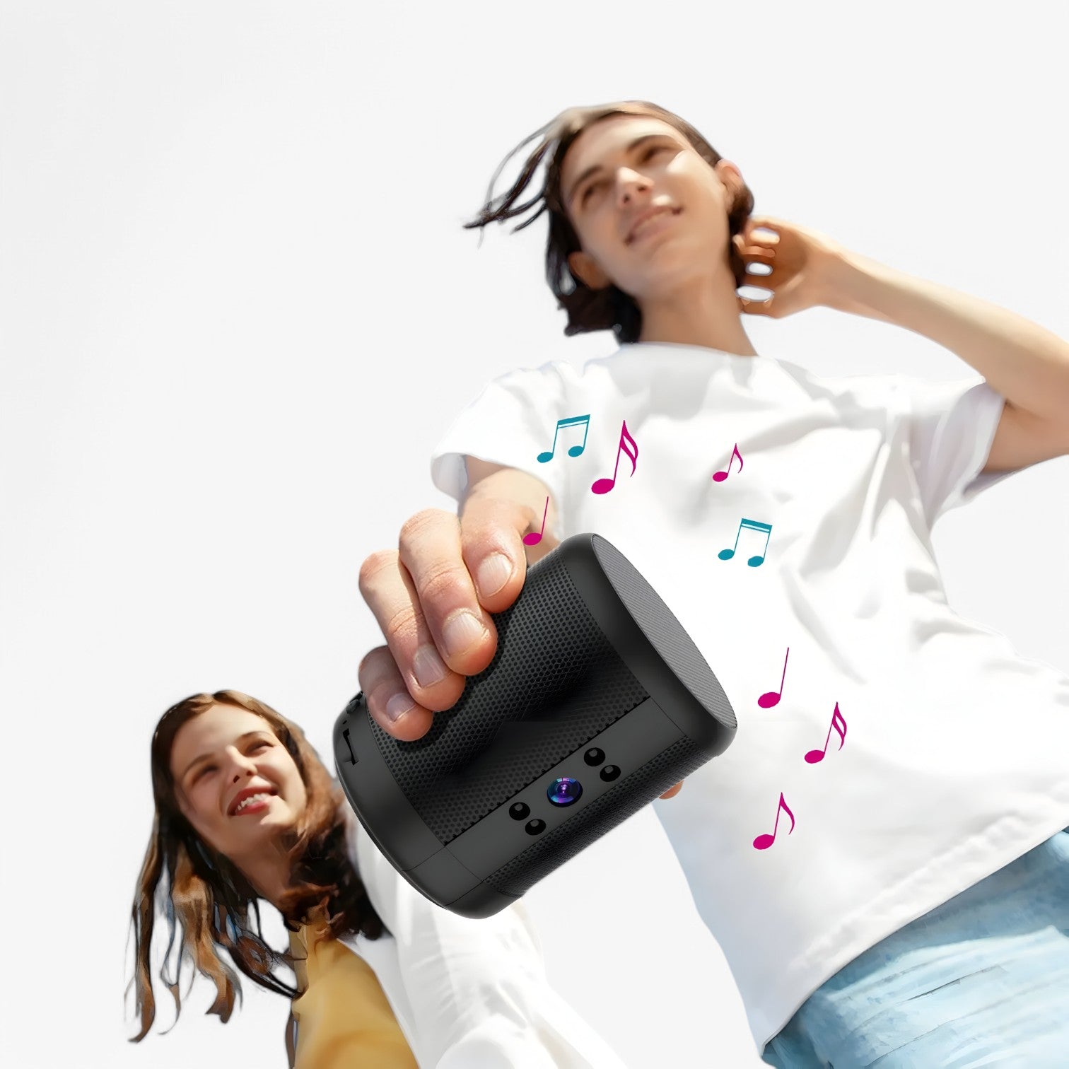 Ezra | Mini Telecamera WiFi con Altoparlante Bluetooth e Visione Notturna - - camera gadget - Concept Palermo