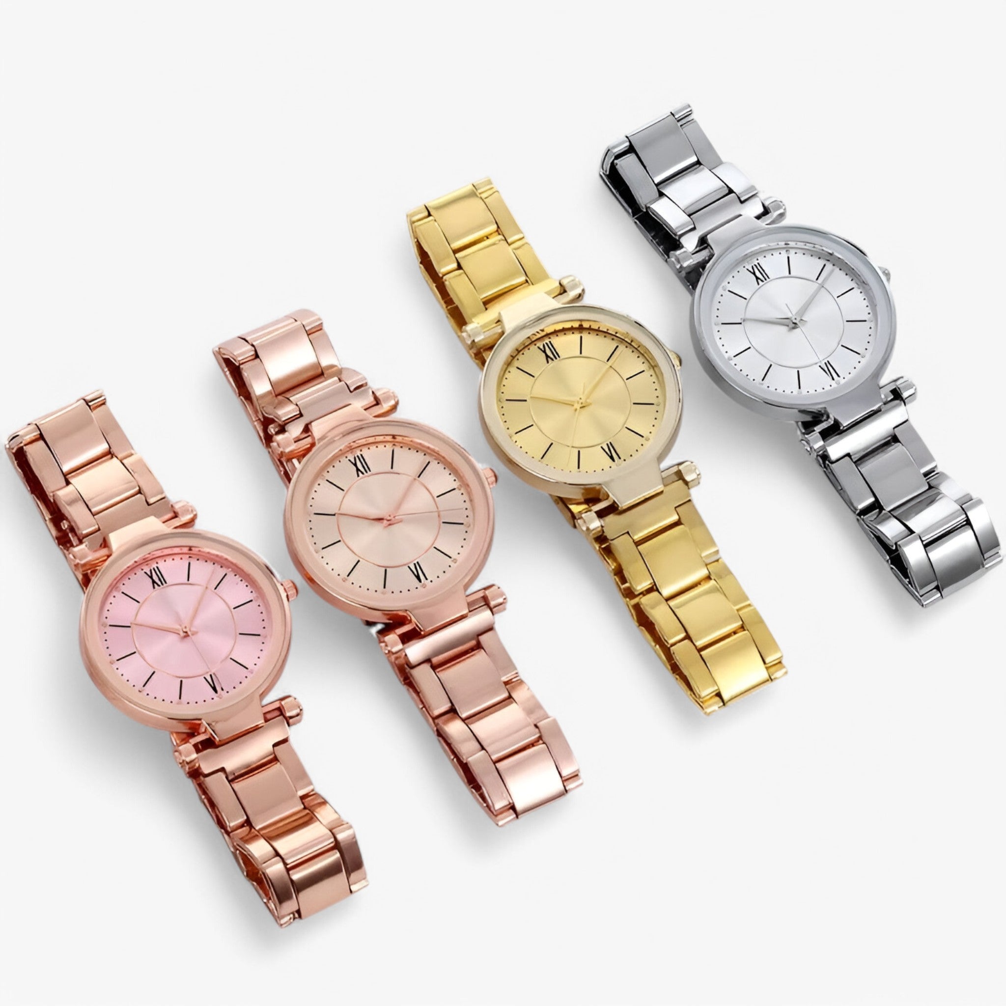 Claudia | Orologio classico in acciaio rosa - - female watch watch for women - Concept Palermo