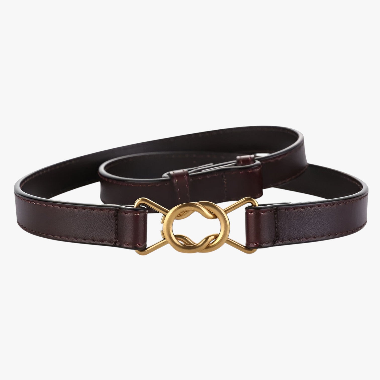 Lorelei | Cintura elegante senza fori regolabile - caffè 95cm - Belts belts for woman waist belt for women Womens belt - Concept Palermo