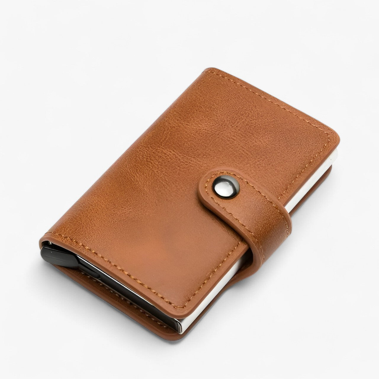 Carol | Portafoglio RFID Sicuro - Eleganza e Protezione NFC - Marrone - wallet womens wallet - Concept Palermo