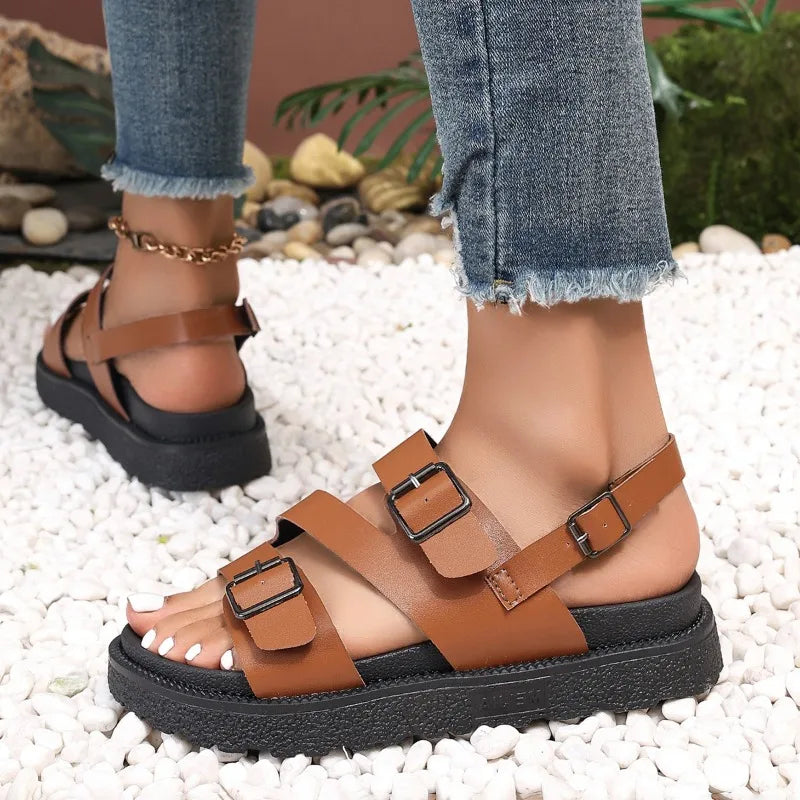 Amel™ - Sandali vegani in lona per l'estate - - Footwear sandal women - Concept Palermo