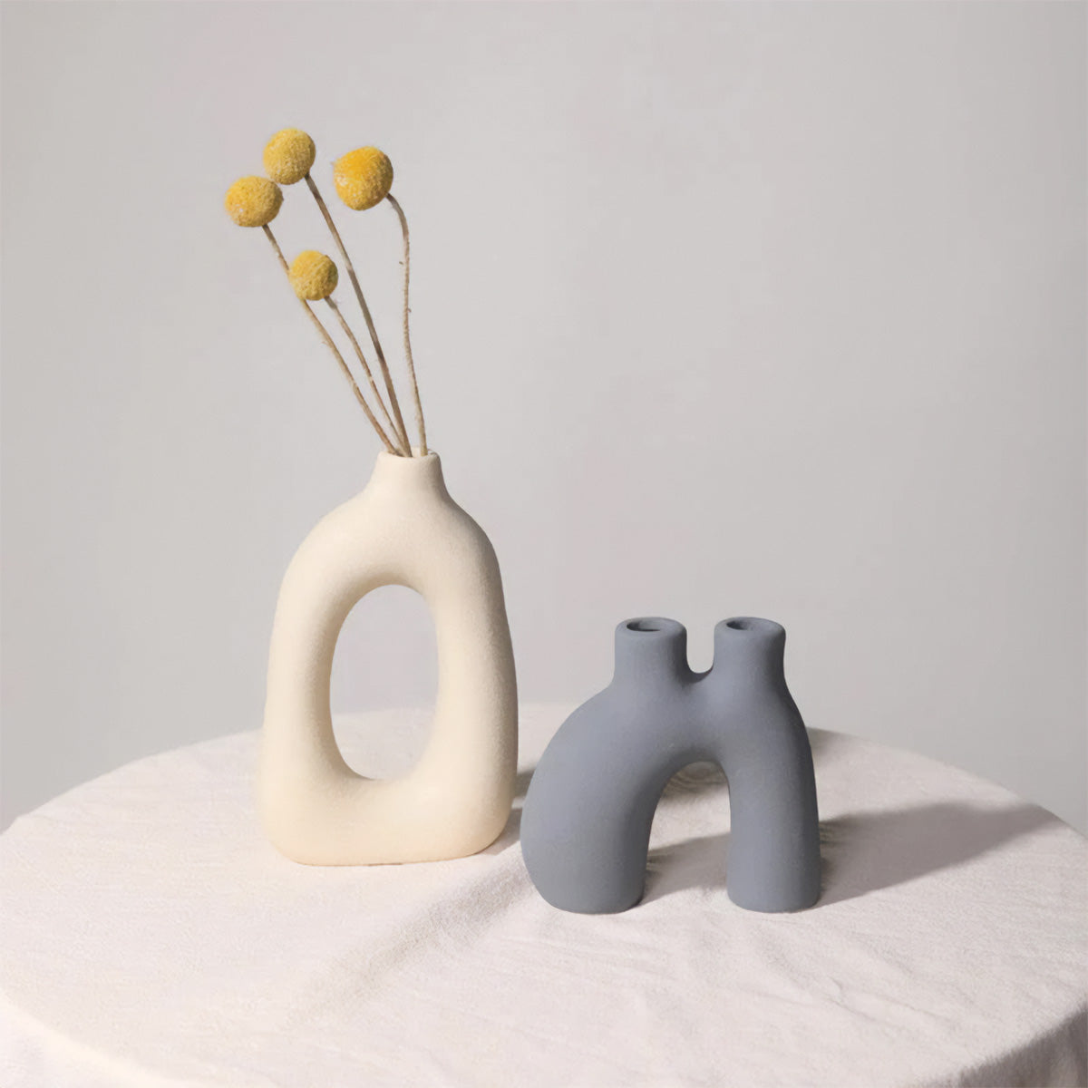 Vasi in ceramica opaca sofisticati | Decorazioni da tavolo senza tempo e stilose - - Decor Flowerpots Vases - Concept Palermo