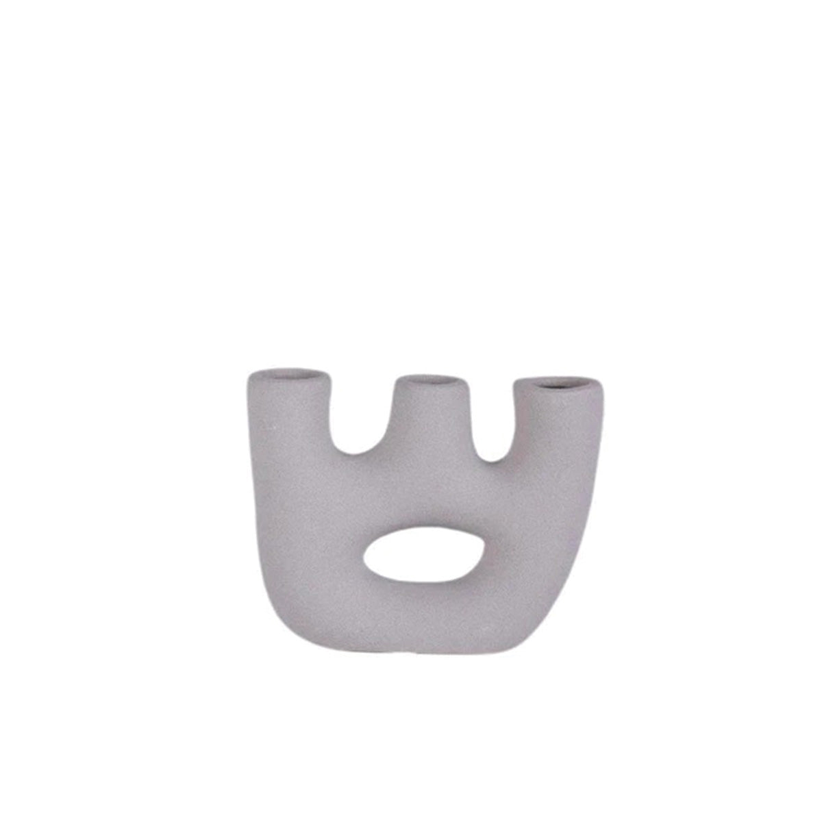 Vasi in ceramica opaca sofisticati | Decorazioni da tavolo senza tempo e stilose - Grigio - Decor Flowerpots Vases - Concept Palermo
