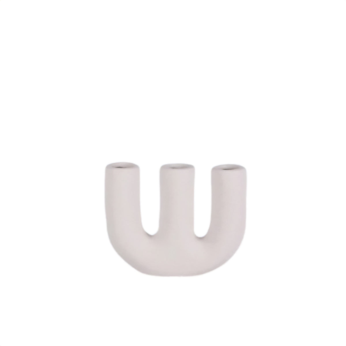 Vasi in ceramica opaca sofisticati | Decorazioni da tavolo senza tempo e stilose - Bianco - Decor Flowerpots Vases - Concept Palermo
