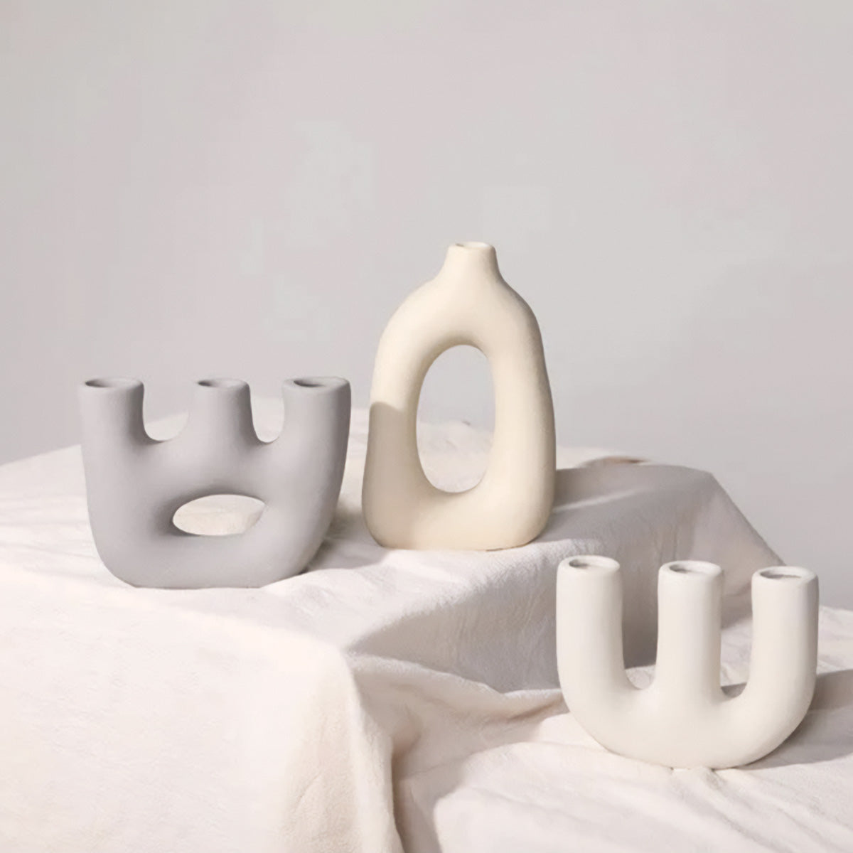 Vasi in ceramica opaca sofisticati | Decorazioni da tavolo senza tempo e stilose - - Decor Flowerpots Vases - Concept Palermo