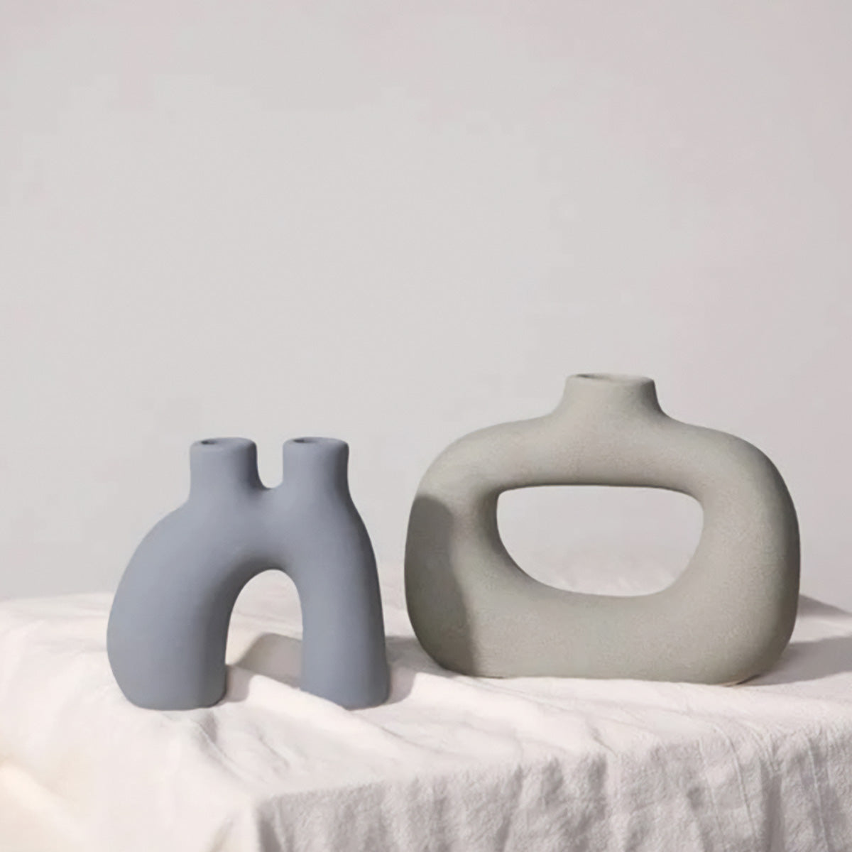 Vasi in ceramica opaca sofisticati | Decorazioni da tavolo senza tempo e stilose - - Decor Flowerpots Vases - Concept Palermo