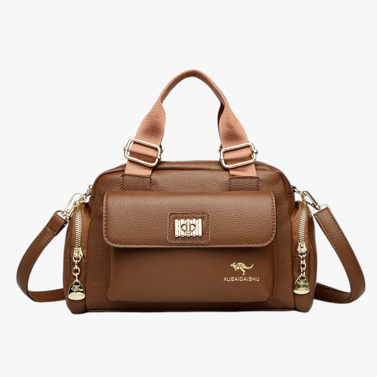 Siera | Eleganza e praticità per tutti i giorni – Borsa multitasche in pelle PU - Marrone Giallo - Bags women bags Women's handbags - Concept Palermo