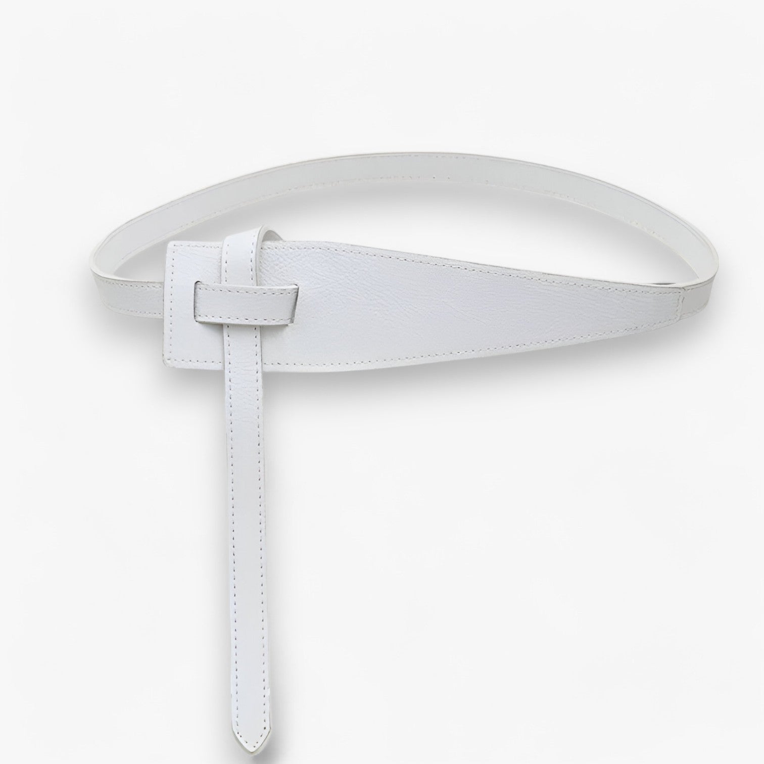 Florence | Cintura a nodo morbido per accenti stilosi - Bianco 120cm - Belts waist belt for women - Concept Palermo
