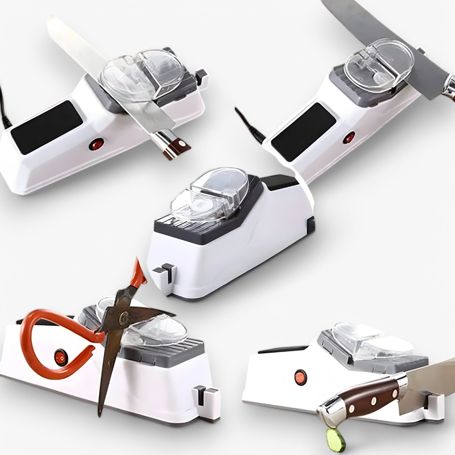 Levente | Affilacoltelli elettrico – Coltelli affilati in 5 secondi - - Kitchen kitchen tools - Concept Palermo