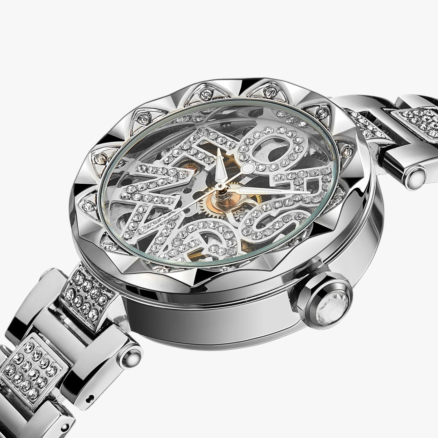 Ana | Orologio da Donna di Lusso 2025 Eleganza Meccanica in Acciaio e Diamanti 3D - - female watch ladies watch waist belt for women watch watch for women watches - Concept Palermo