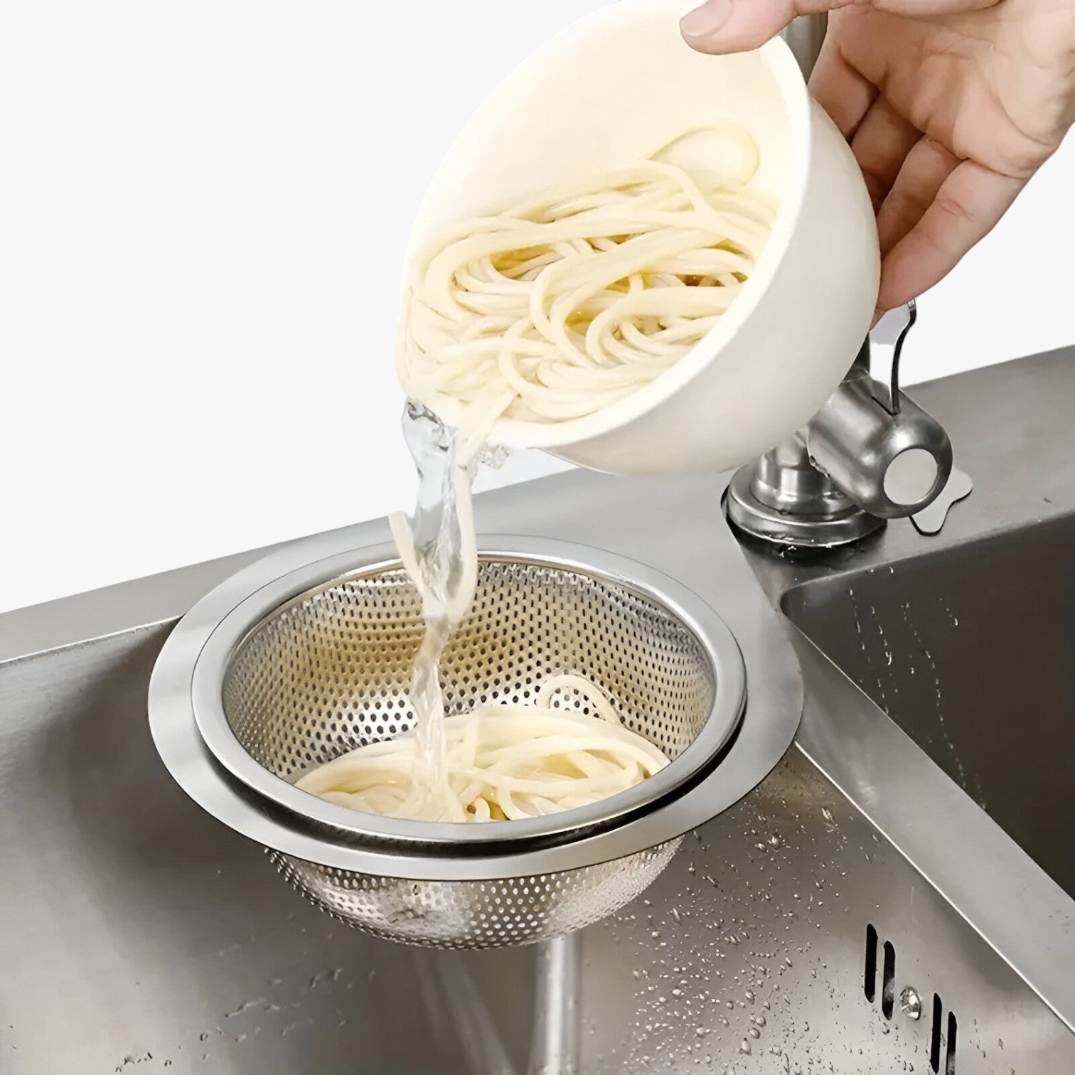 Celia | Cesto scolapiatti a forma di cigno in acciaio inox - - Kitchen kitchen tools kitchen utensil - Concept Palermo