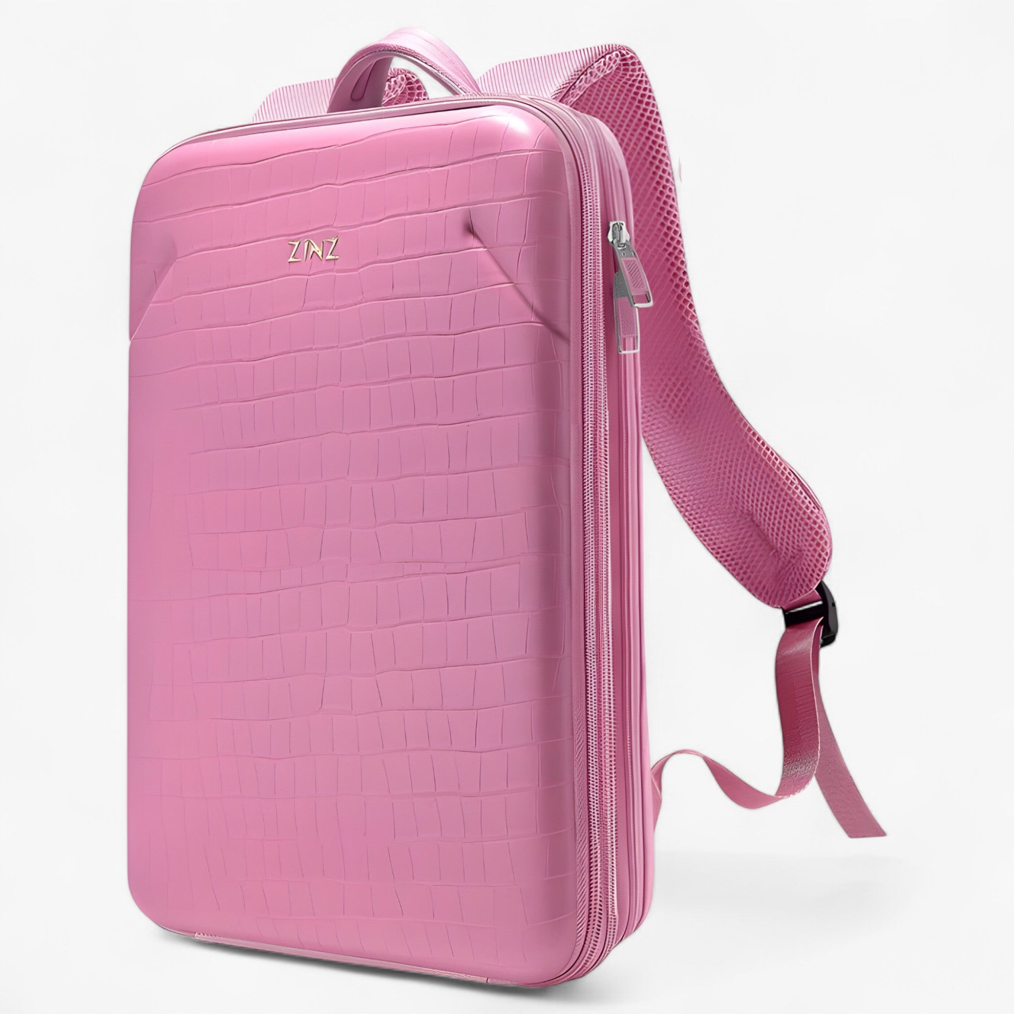 Dublin | Zaino da lavoro espandibile con porta USB - Rosa - Backpacks - Concept Palermo