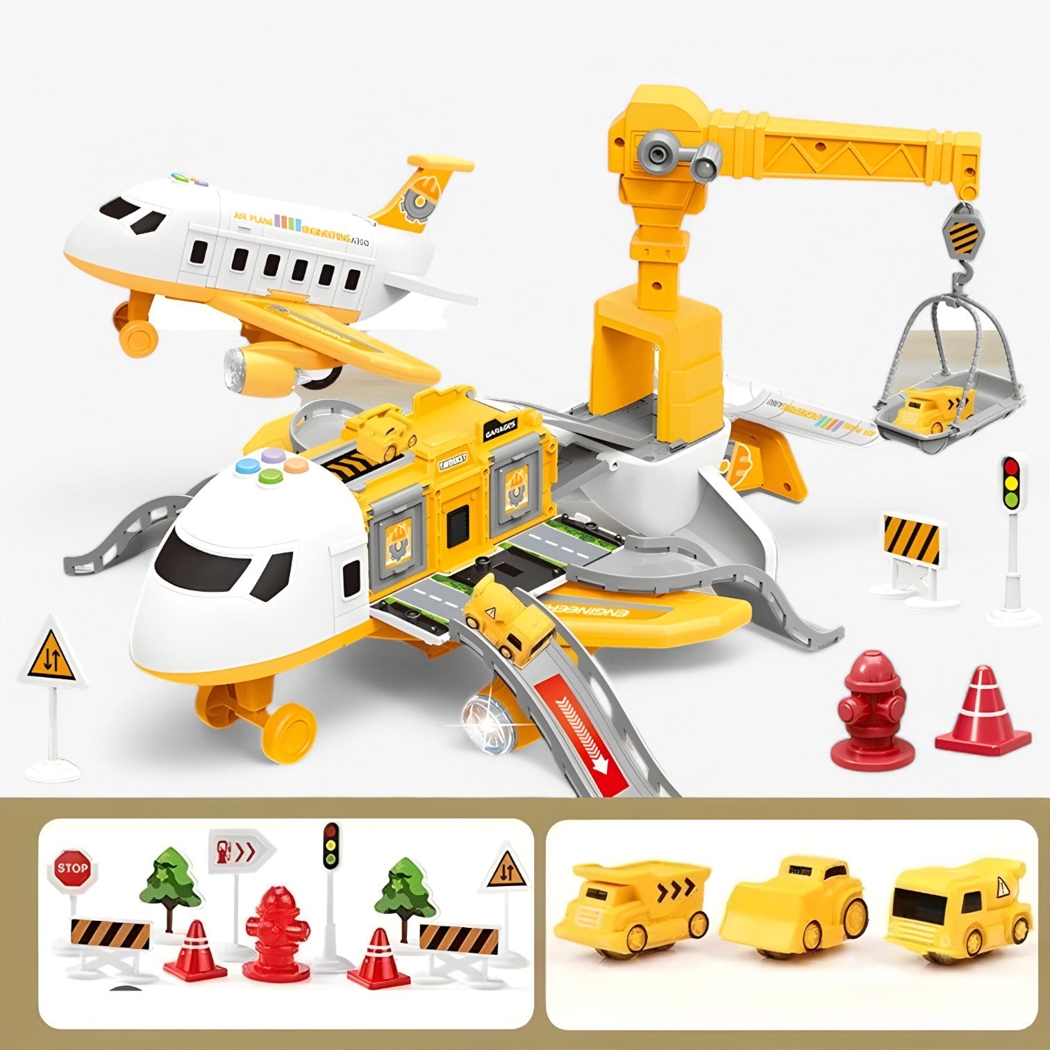 Harrison | Aereo Trasformativo – Musica e Movimento per Bambini - Giallo - toys toys & gifts toys for kids - Concept Palermo