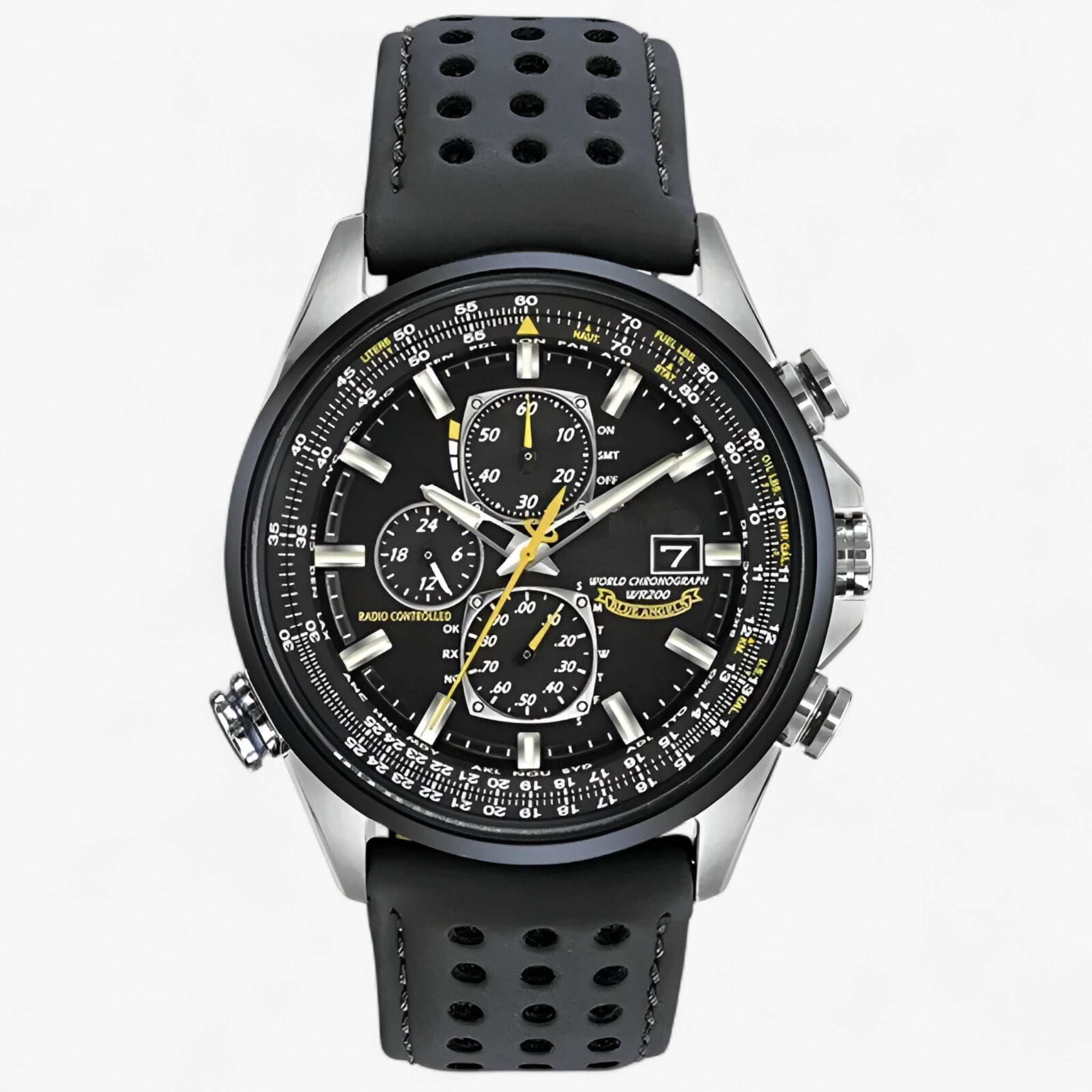 Orologio cronografo MultiSteel - Un vero orologio - Cintura nera a 4 bottoni - watches WATCHES FOR MEN - Concept Palermo