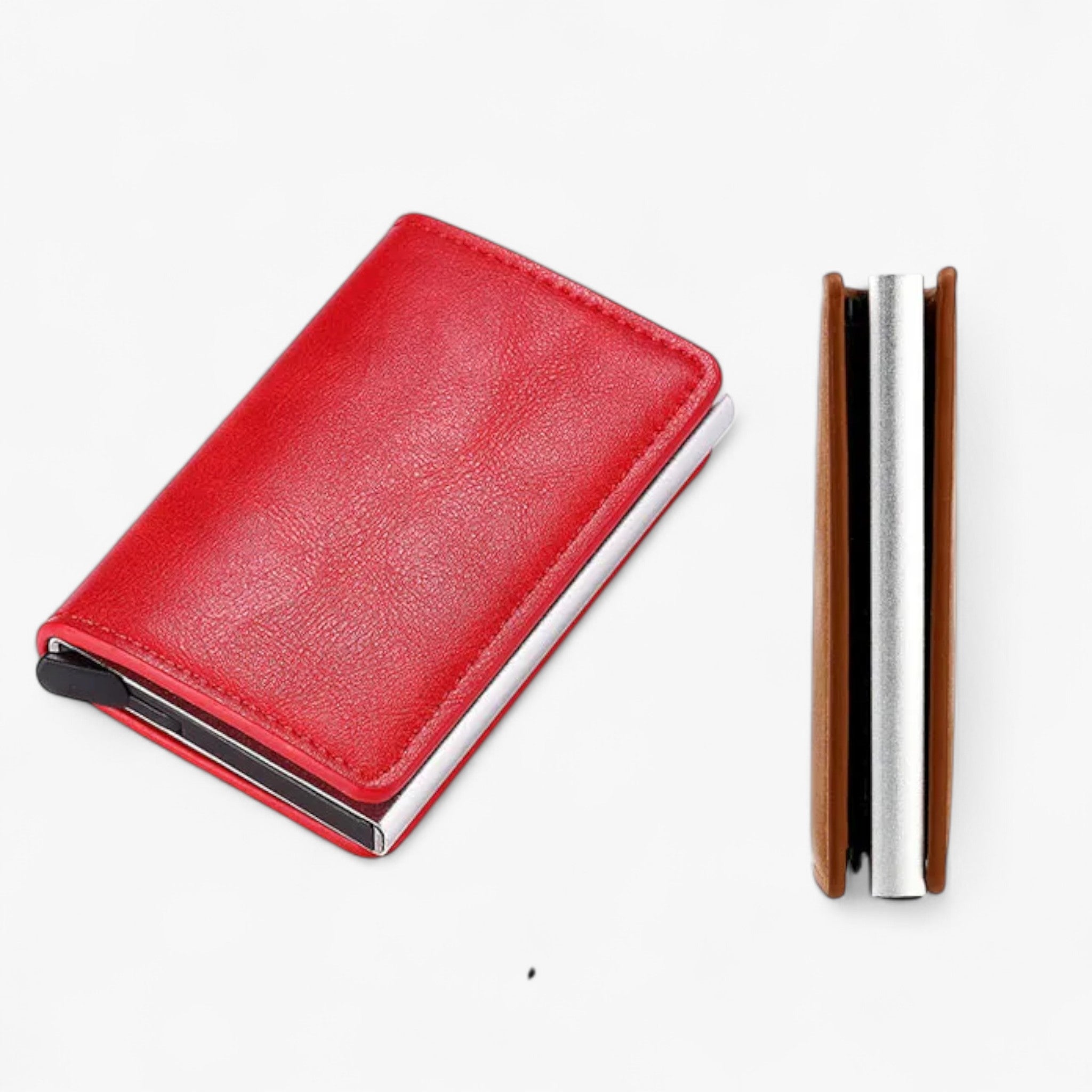 Portafoglio RFID Romeo™ - protezione di tutte le tue carte dal furto! - Rosso (senza fibbia) - ID wallet wallet - Concept Palermo