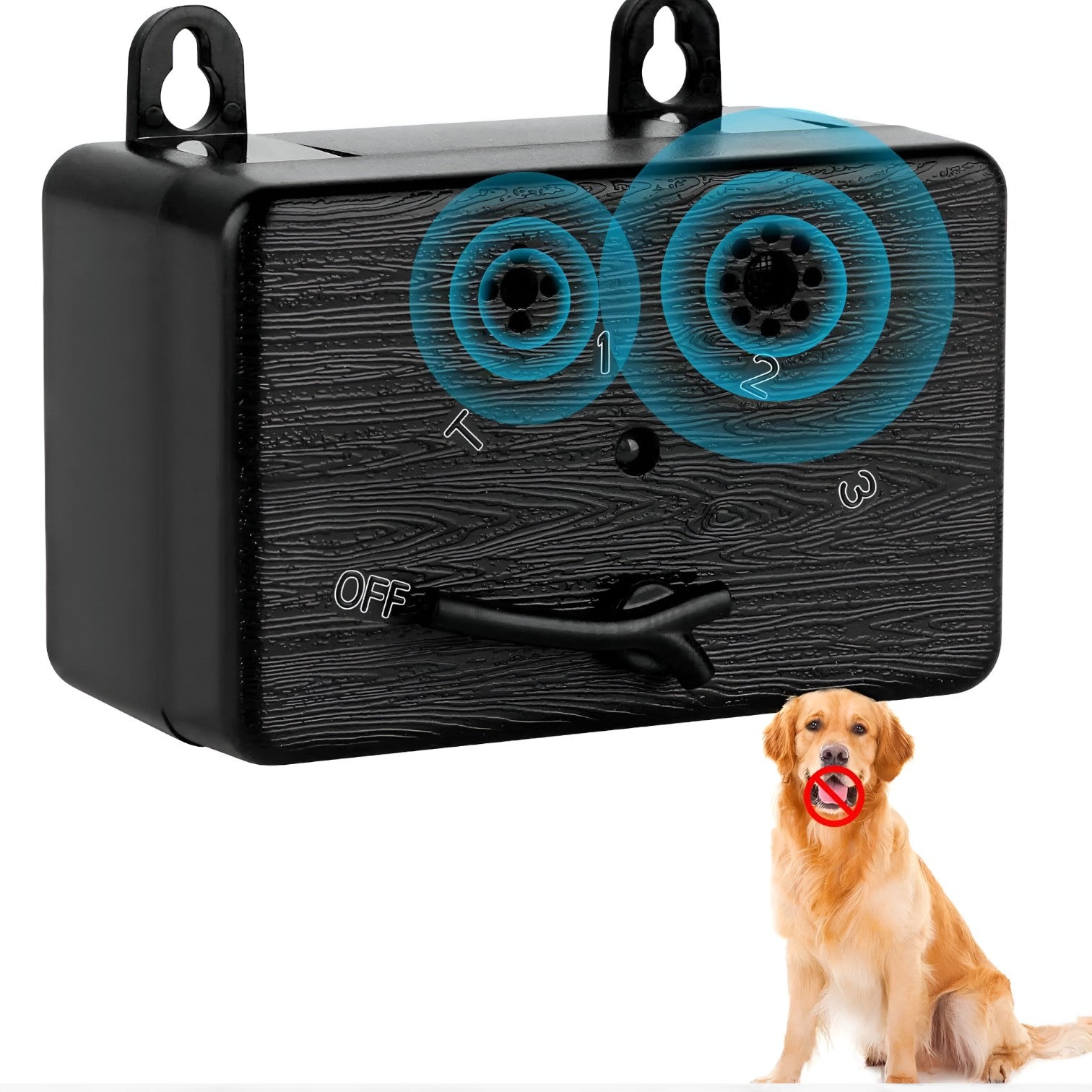 Leo | Dispositivo Anti Abbaio 2025 – Ultrasuoni Sicuri e Impermeabili - M Nero - pet petproduct Pets - Concept Palermo